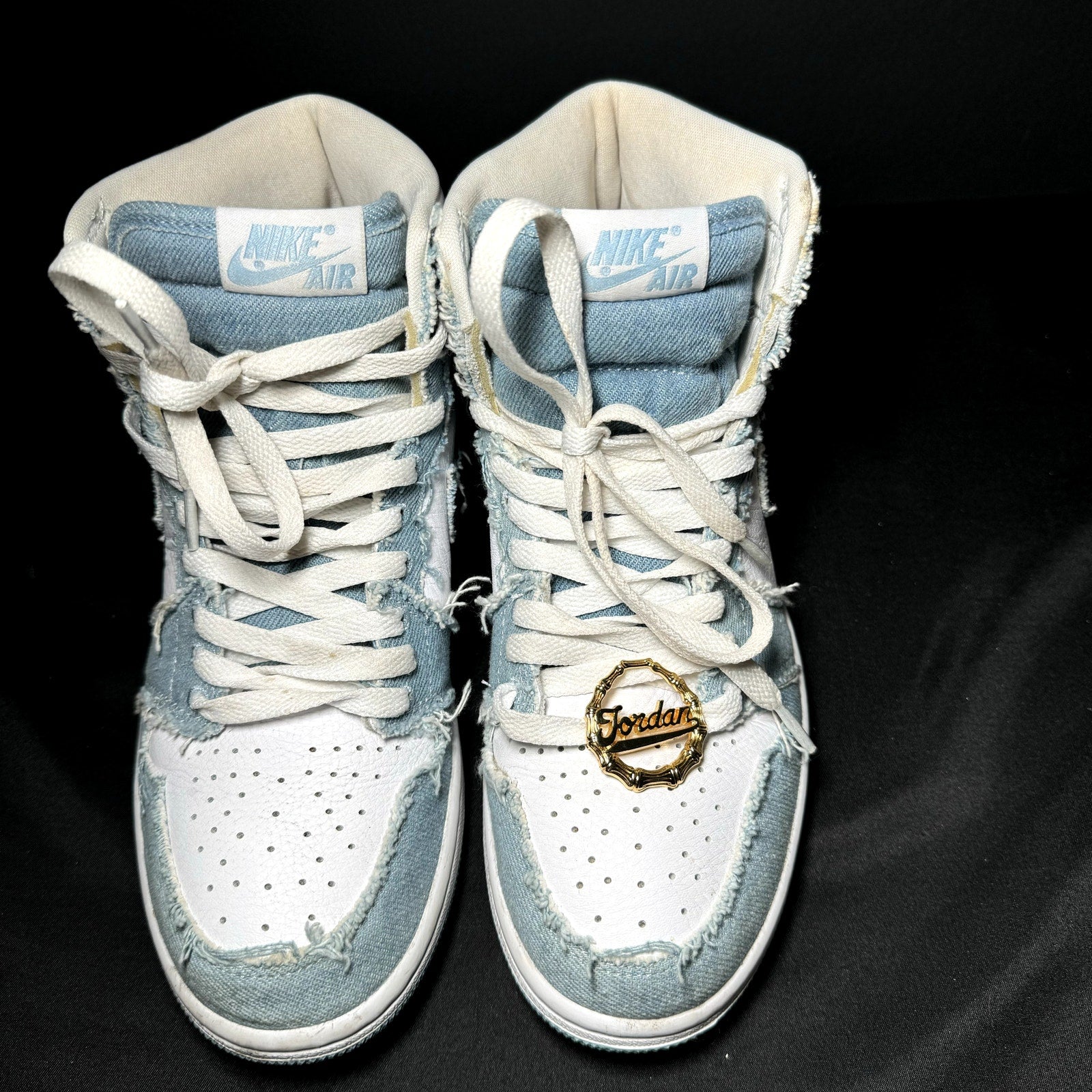 Air Jordan 1 Retro High OG Denim Women's Shoes - Size 7