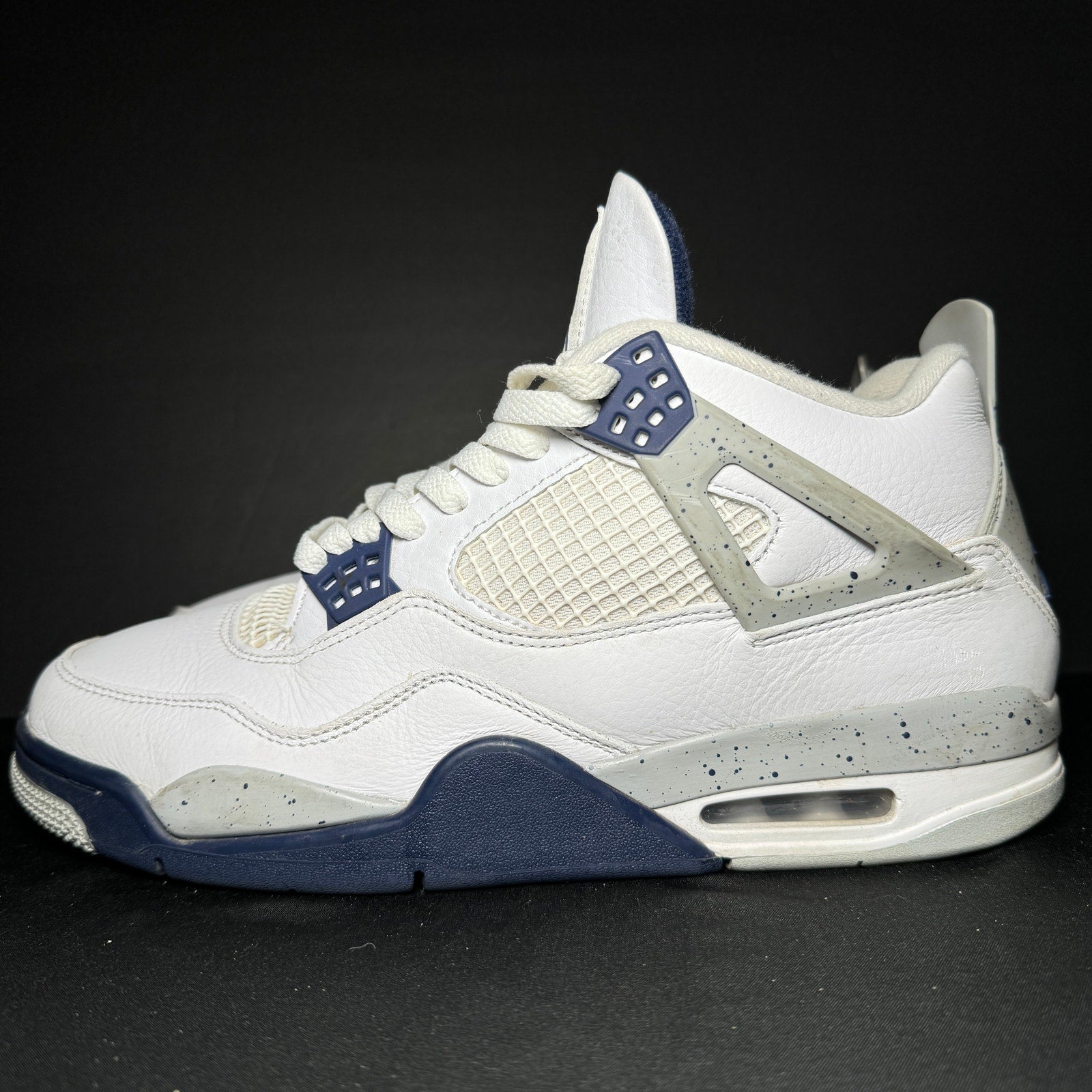 Air Jordan 4 Retro Midnight Navy Men's Shoes - Size 11