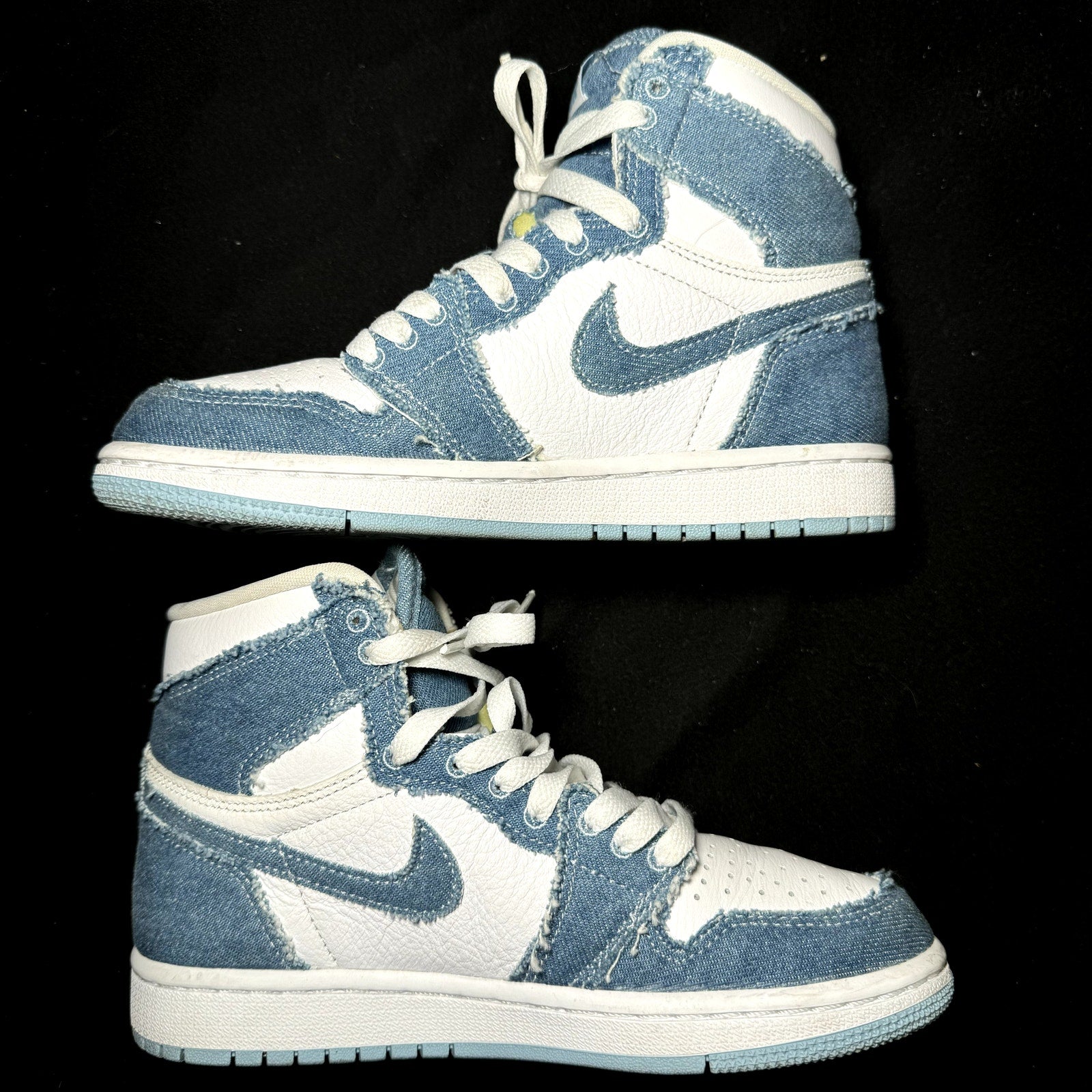 Air Jordan 1 Retro High OG Denim Women's Shoes - Size 5