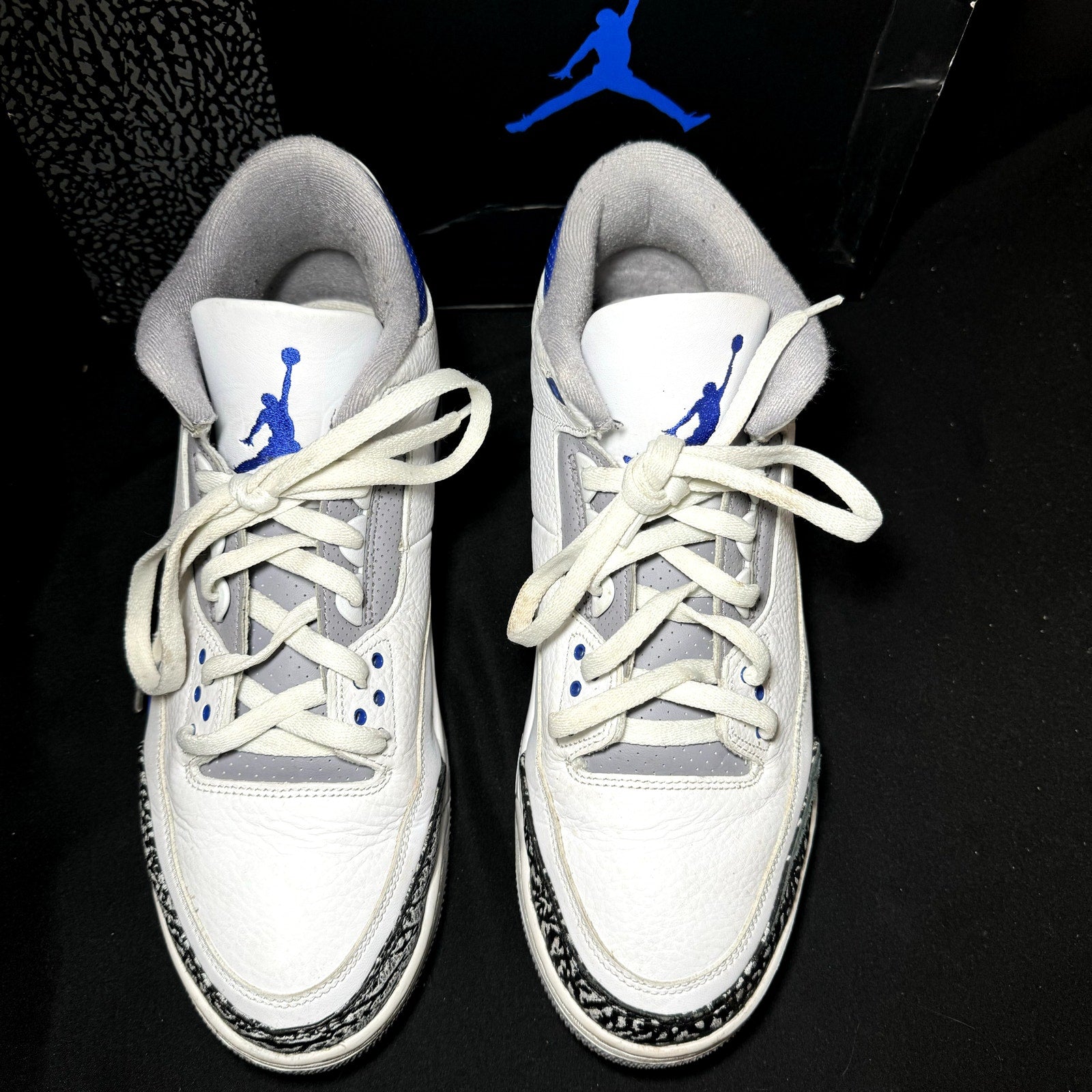 Air Jordan 3 Retro Racer Blue Men's Shoes - Size 13