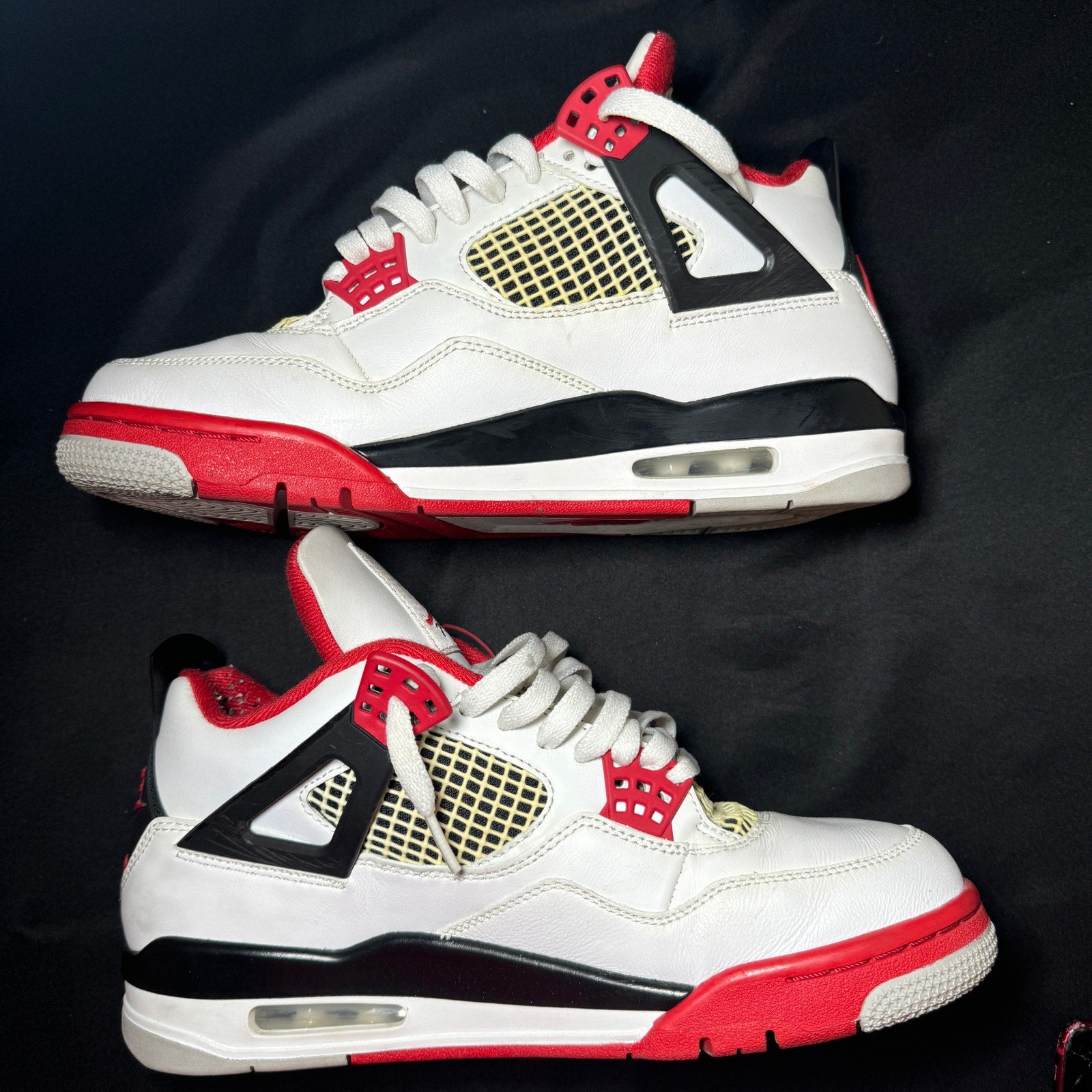 Air Jordan 4 Retro OG Fire Red 2020 Men's Shoes - Size 8