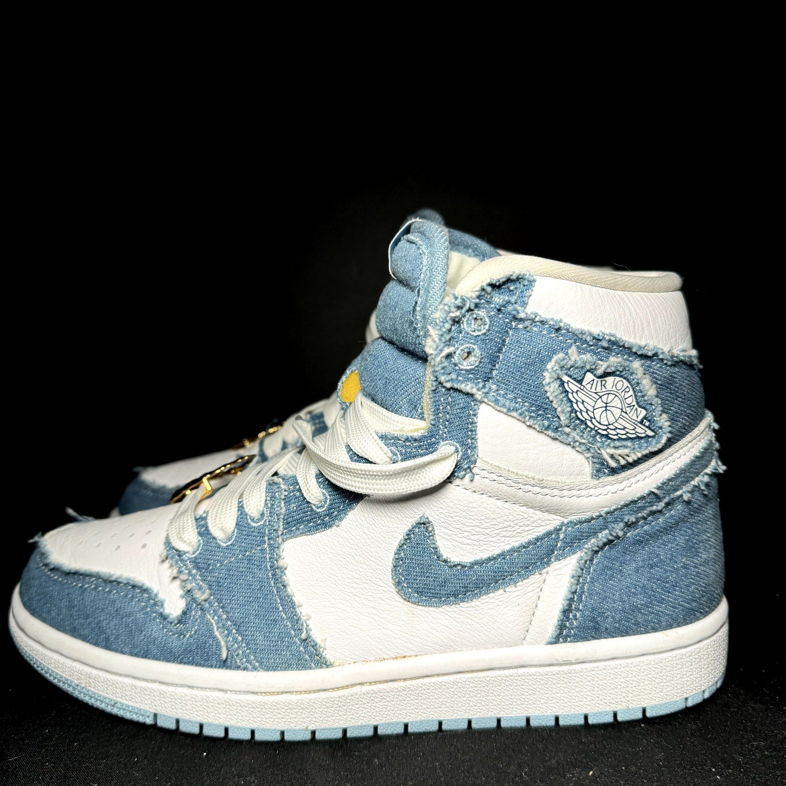 Air Jordan 1 Retro High OG Denim Women's Shoes - Size 6.5