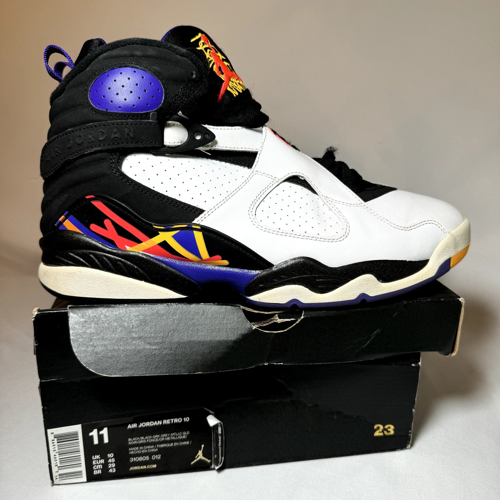 Air Jordan 8 Three-Peat 2015 Men's Shoes - Size 11