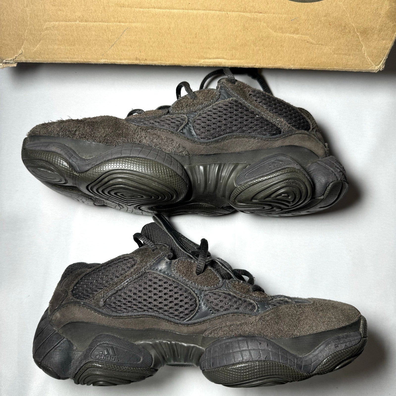 Adidas Yeezy 500 Utility Black 2018 Kids Shoes - Size 6