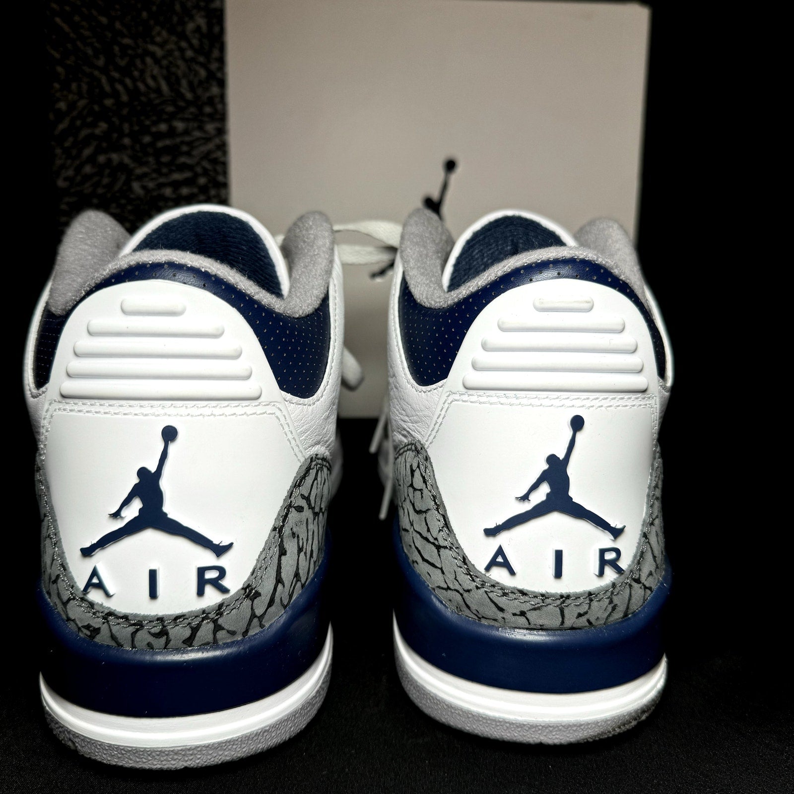 Air Jordan 3 Retro Midnight Navy Men's Shoes - Size 9