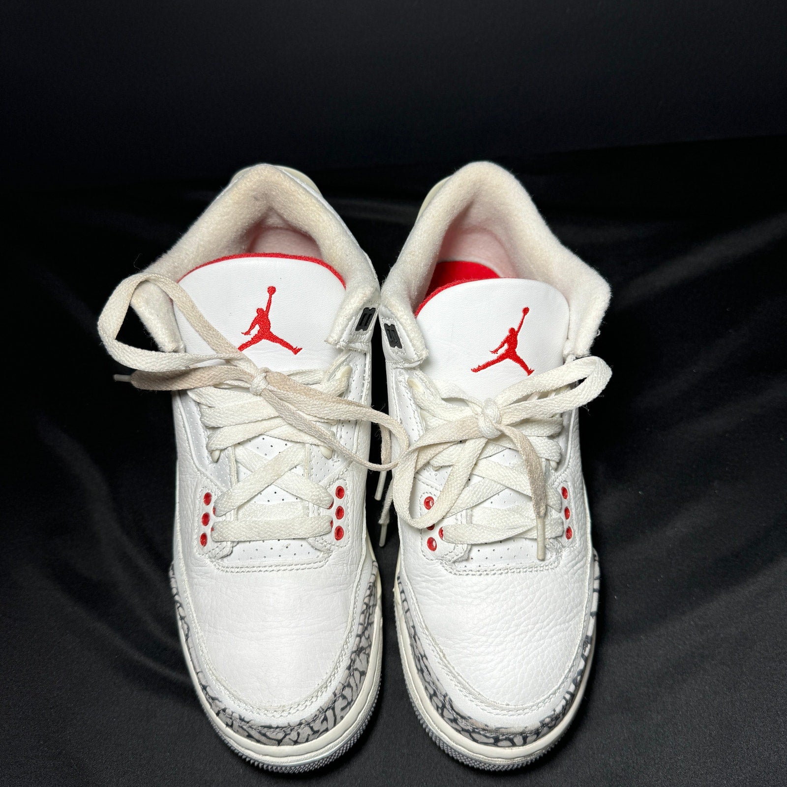 Air Jordan 3 Retro GS White Cement Reimagined Kids Shoes - Size 5