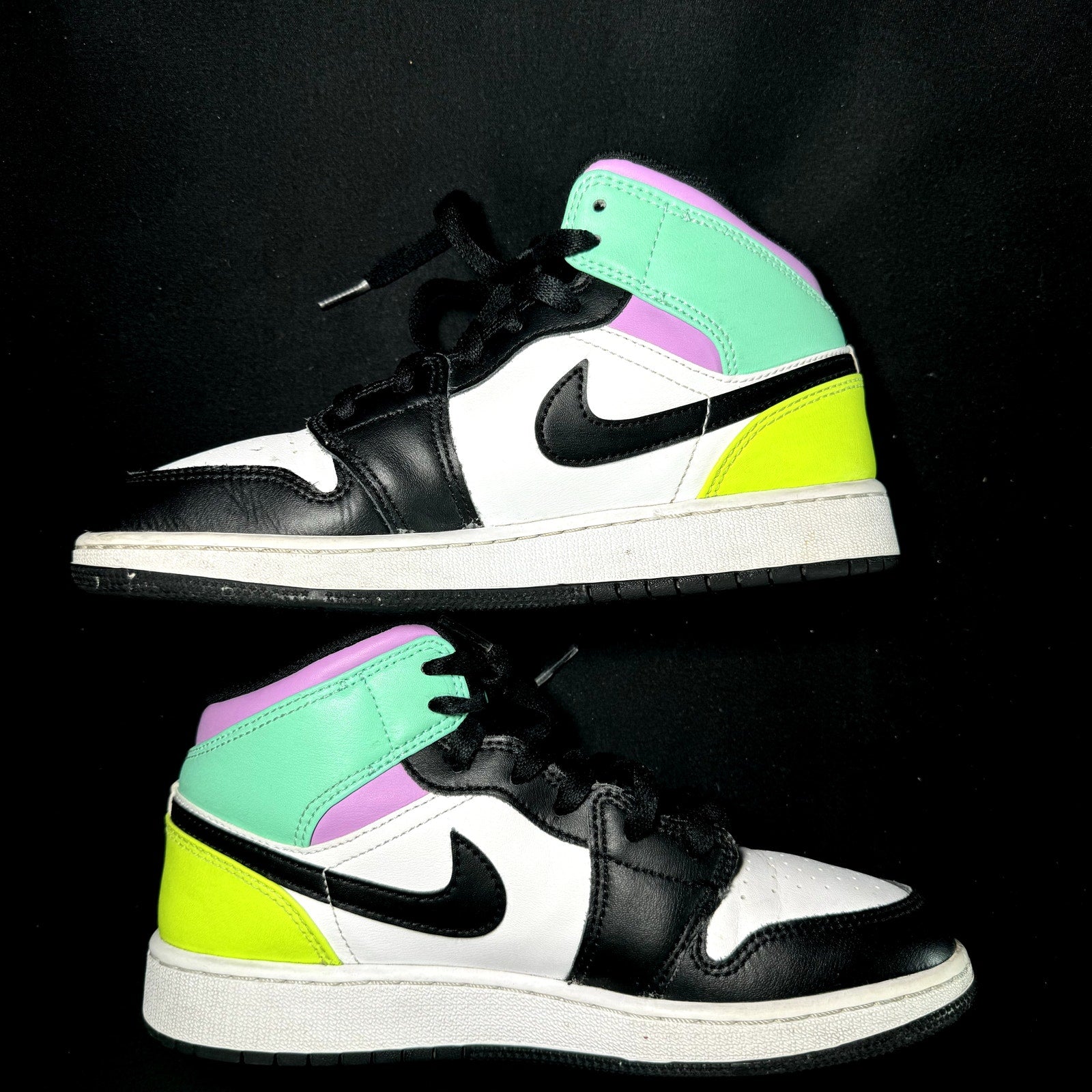 Air Jordan 1 Mid GS Pastel Kids Shoes - Size 6