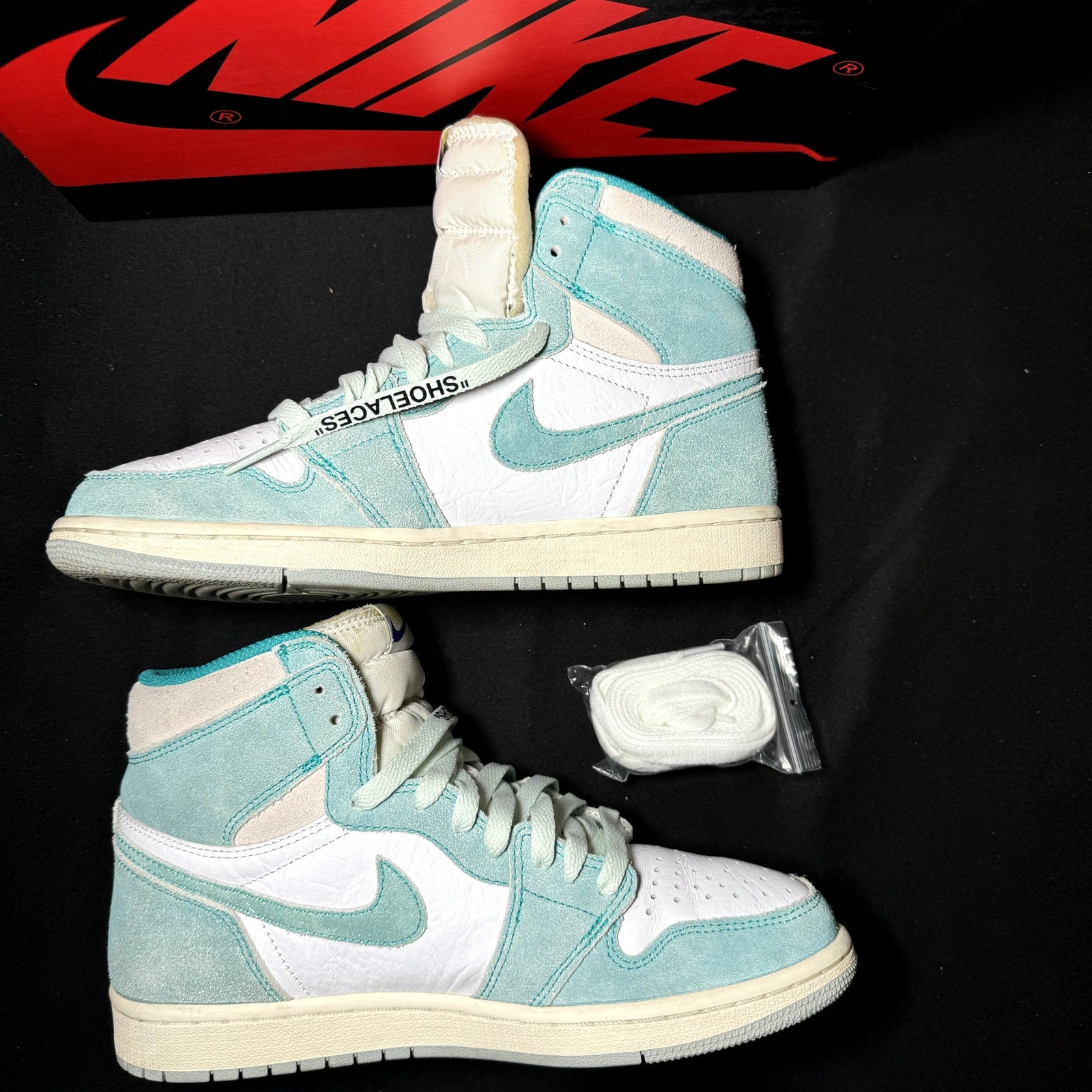 Air Jordan 1 Retro High OG Turbo Green Men's Shoes - Size 8