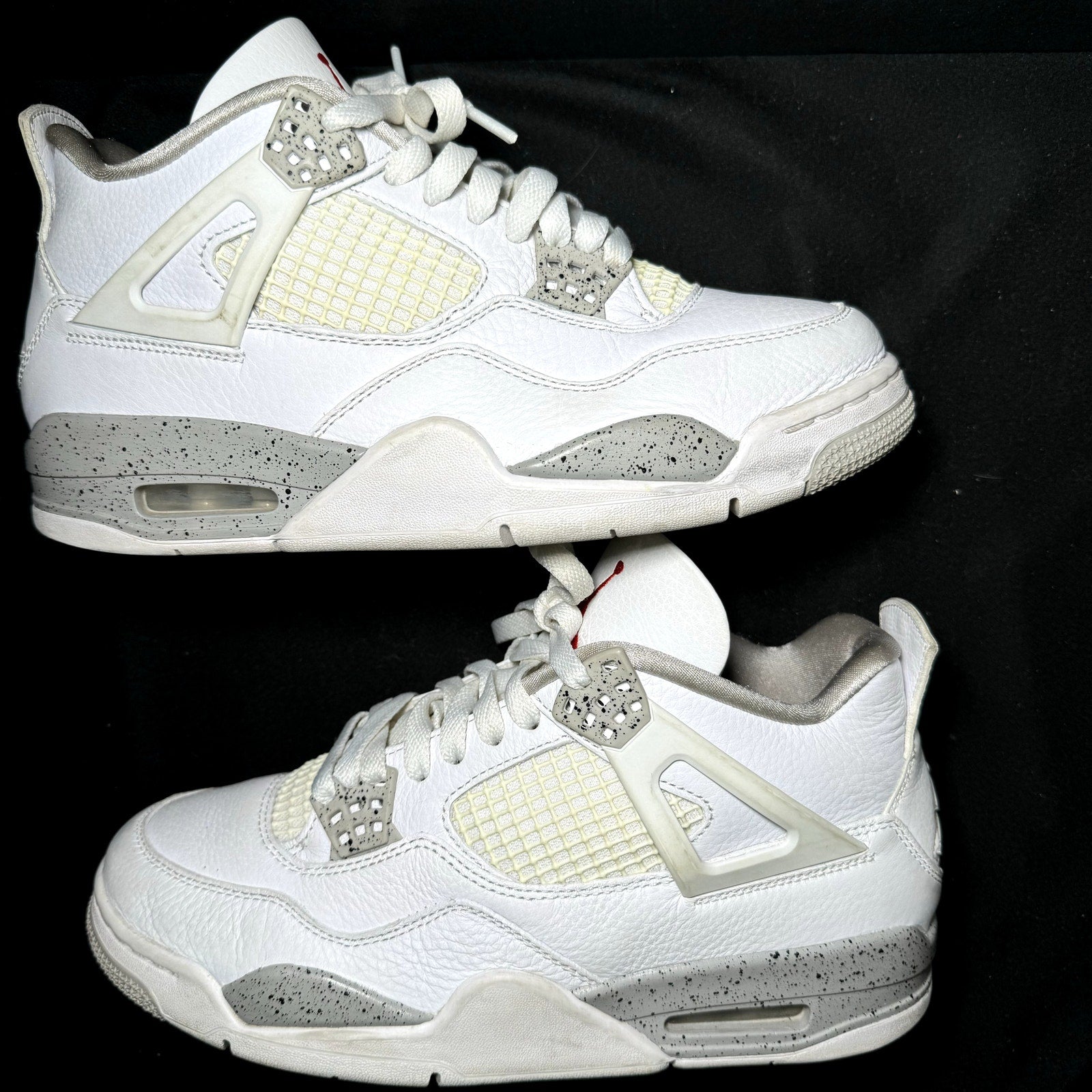 Air Jordan 4 Retro White Oreo Men's Shoes - Size 7.5