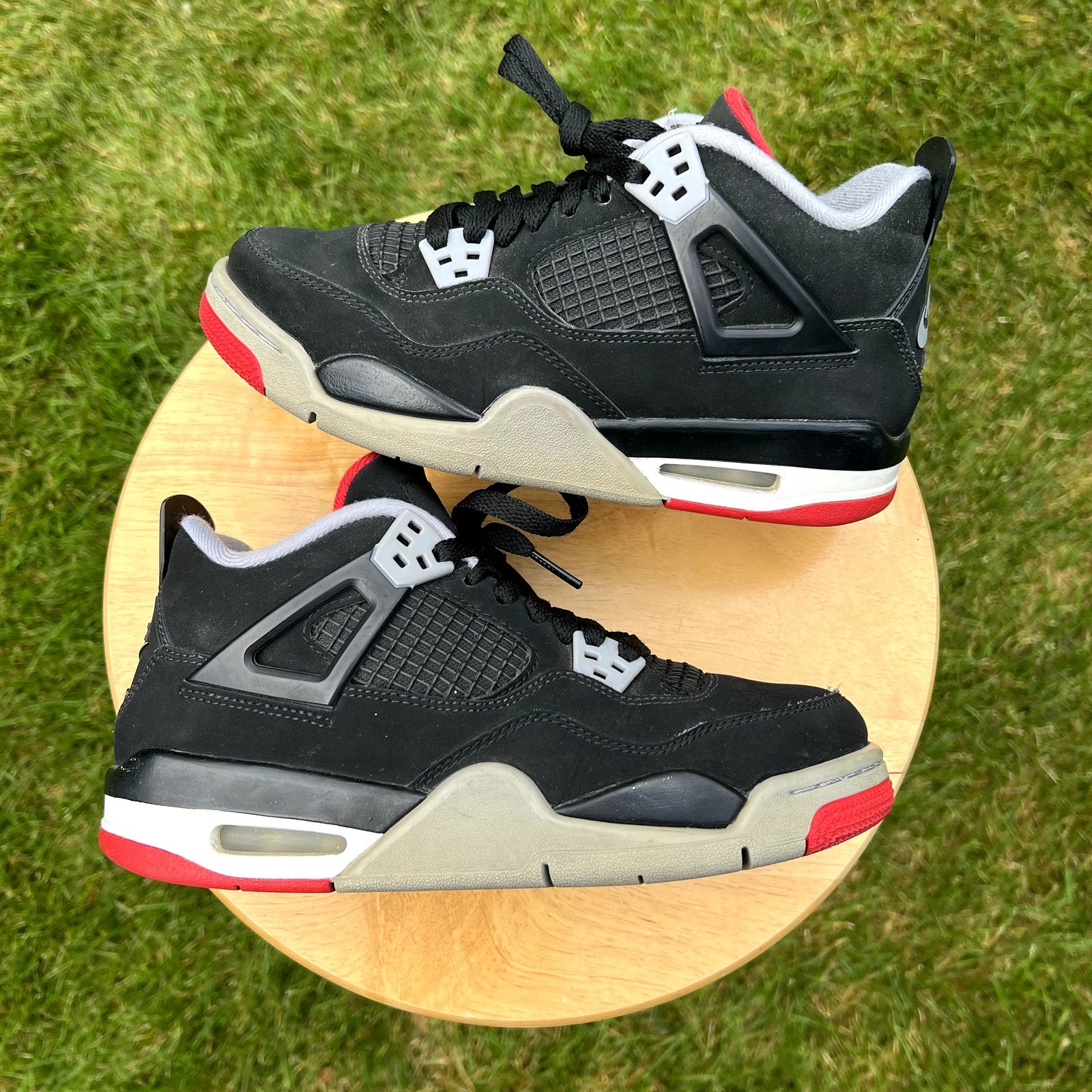 Air Jordan 4 Retro OG GS Bred 2019 Kids Shoes - Size 5.5