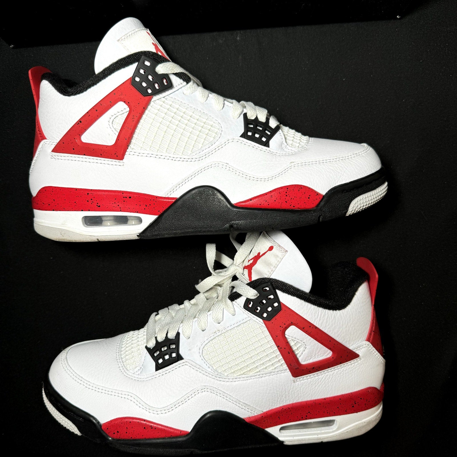 Air Jordan 4 Retro Red Cement Men's Shoes - Size 8.5