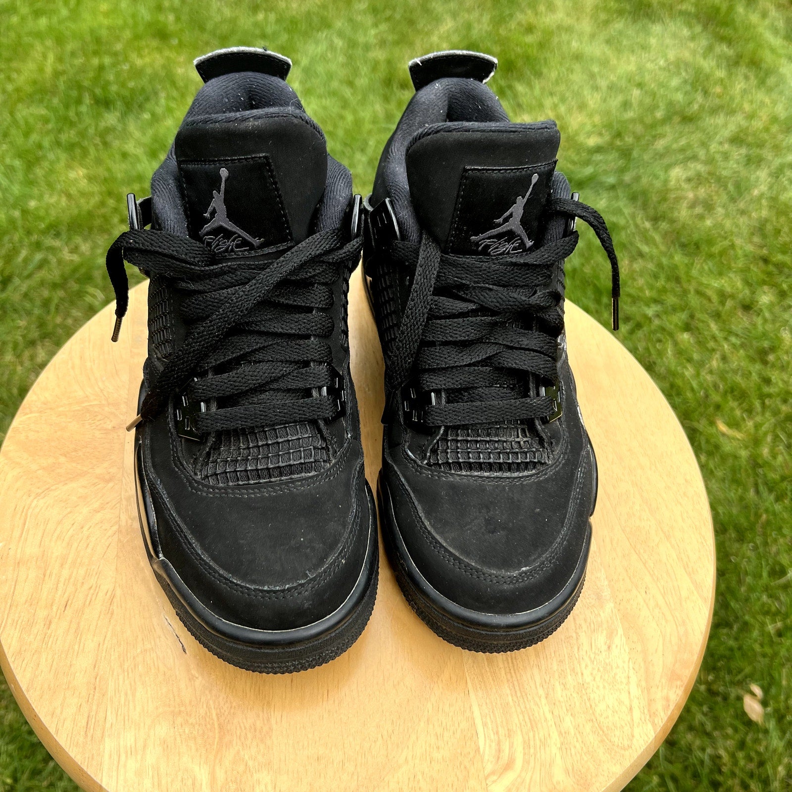 Air Jordan 4 Retro GS Black Cat 2020 Kids Shoes - Size 4