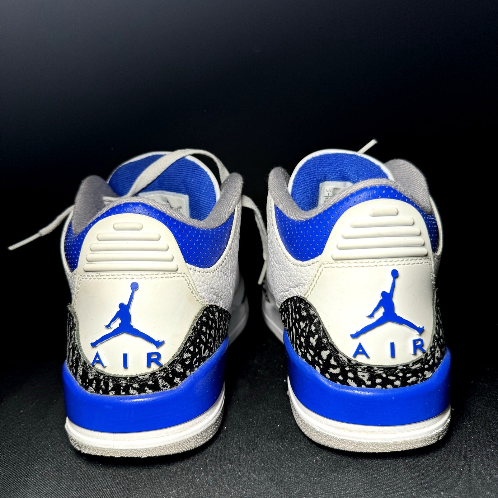 Air Jordan 3 Retro Racer Blue Men's Shoes - Size 7