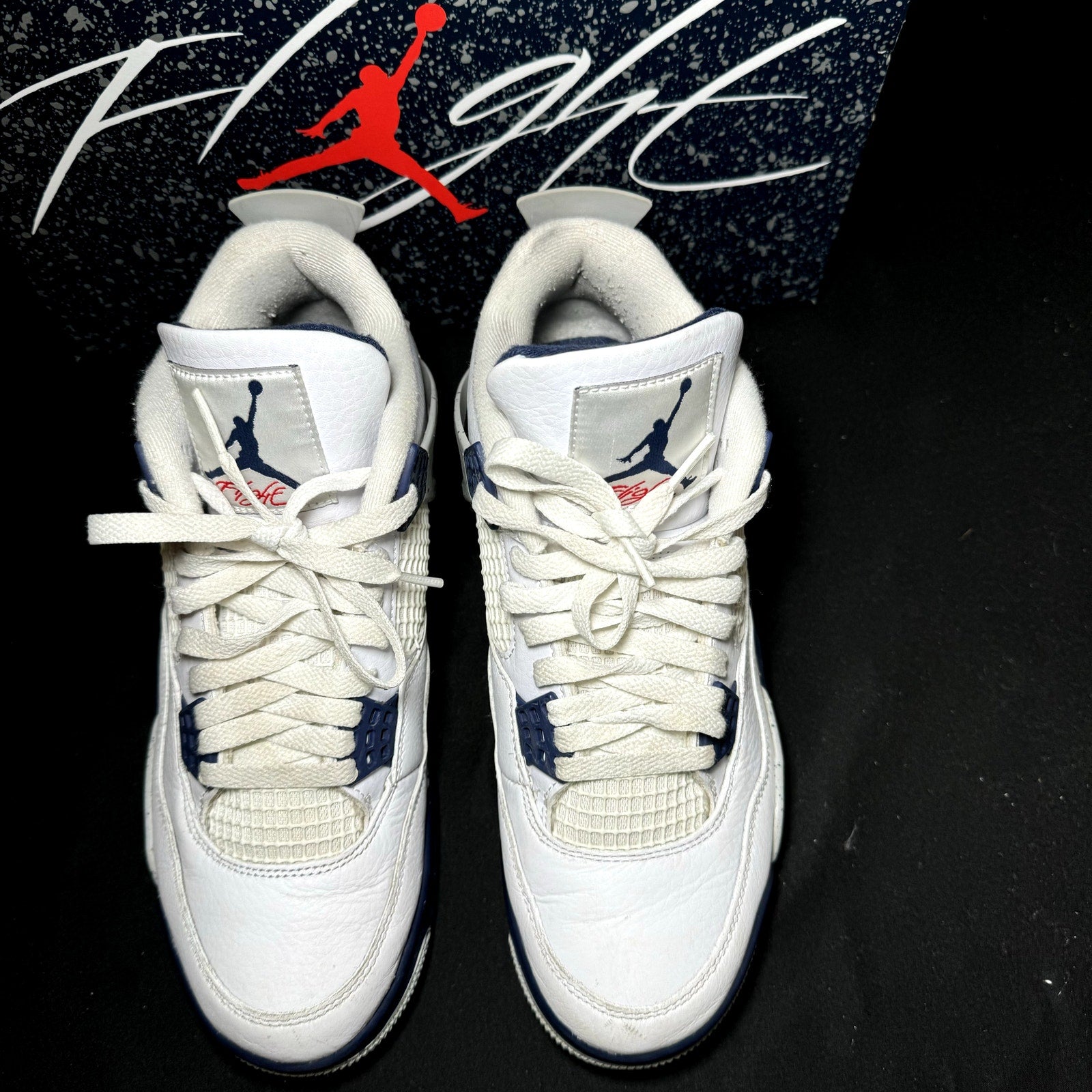 Air Jordan 4 Retro Midnight Navy Men's Shoes - Size 8.5