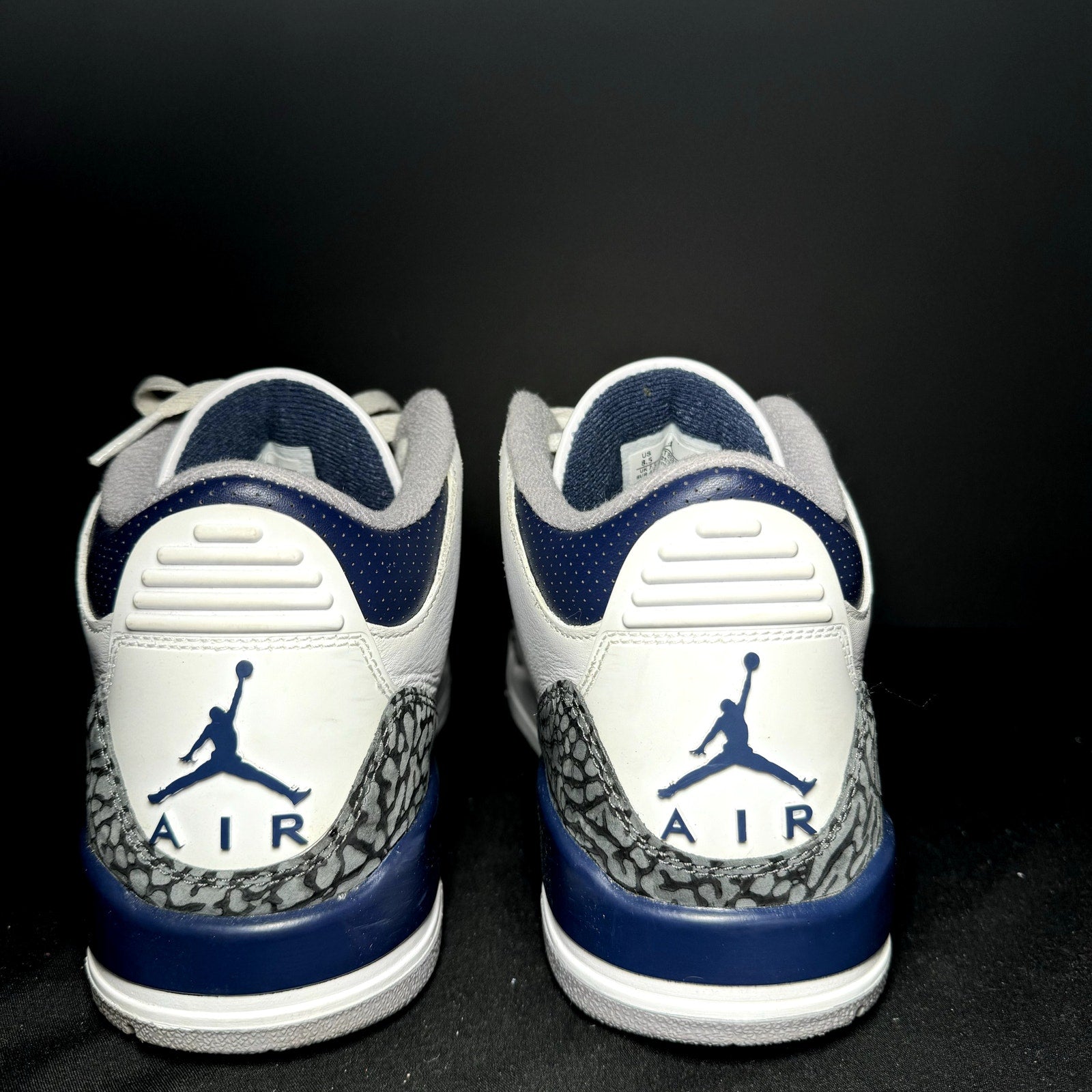 Air Jordan 3 Retro Midnight Navy Men's Shoes - Size 8.5