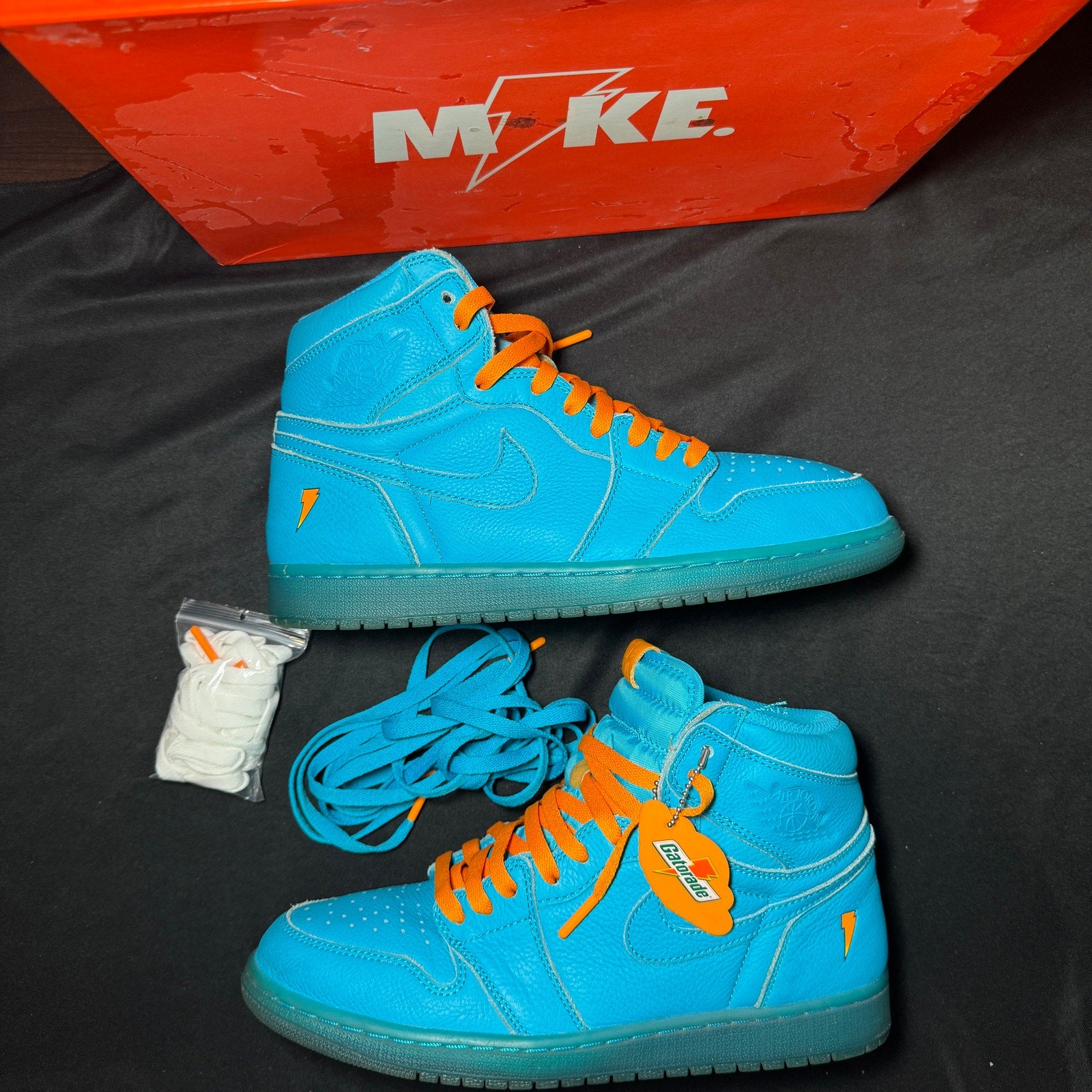 Air Jordan 1 Retro High OG G8RD Blue Lagoon Men's Shoes - Size 10.5