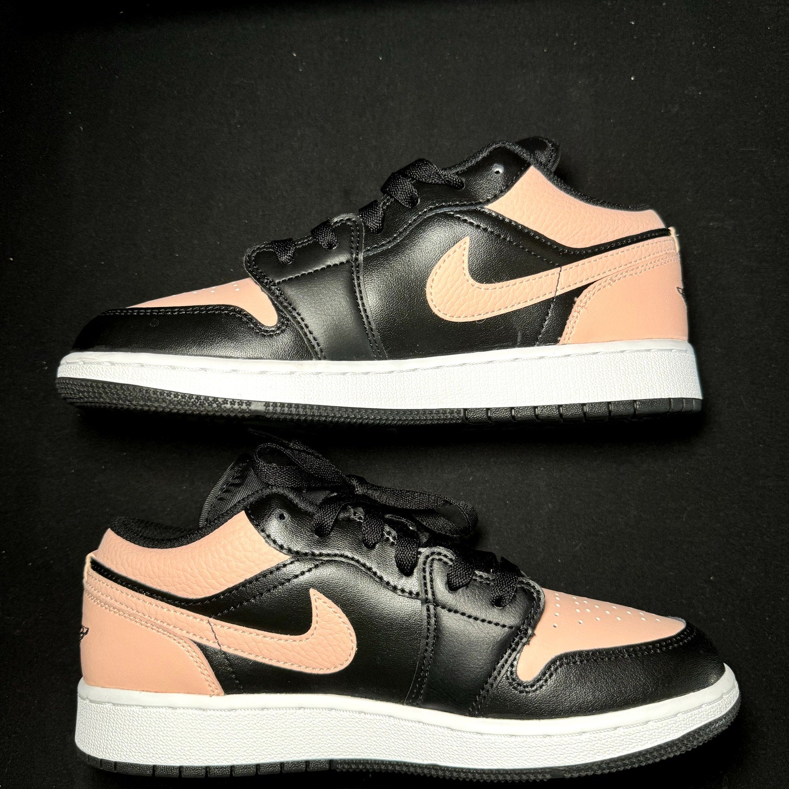 Air Jordan 1 Low GS Crimson Tint Kids Shoes - Size 6