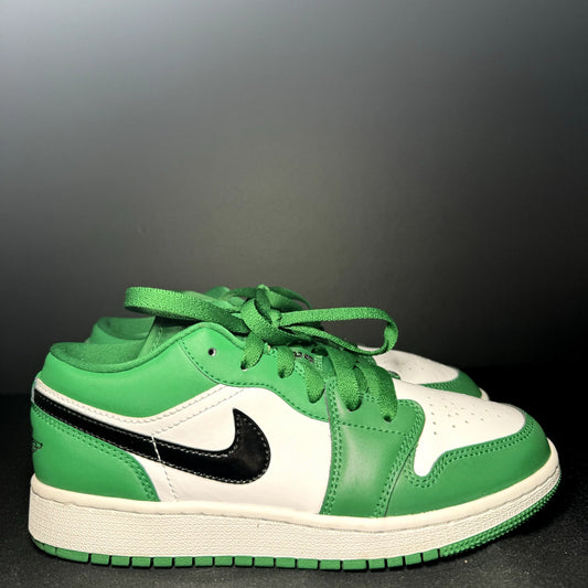 Air Jordan 1 Low GS Pine Green Kids Shoes - Size 4.5