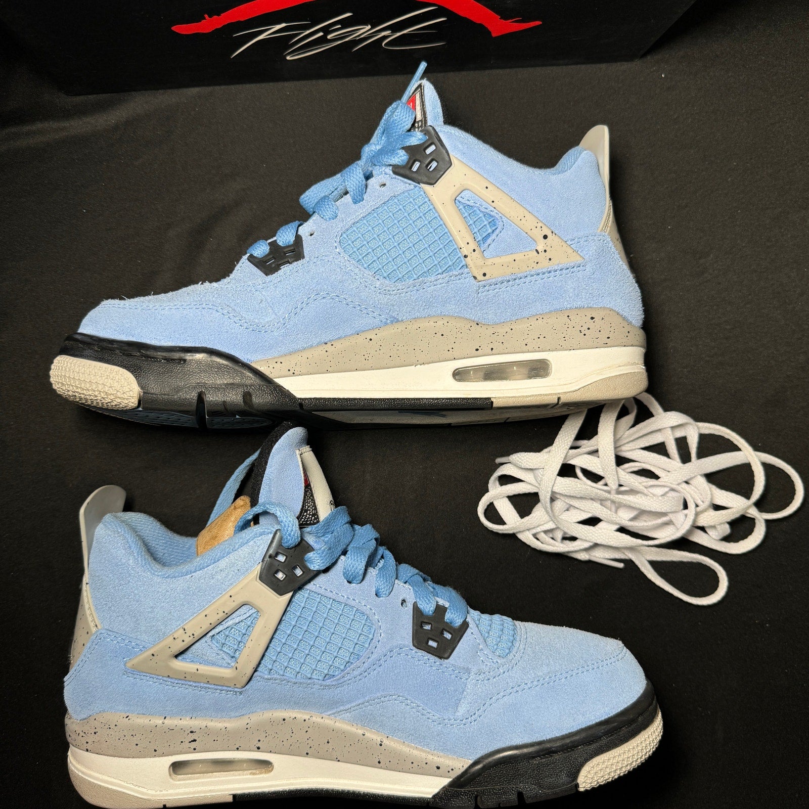 Air Jordan 4 Retro GS University Blue Men's Shoes - Size 6.5