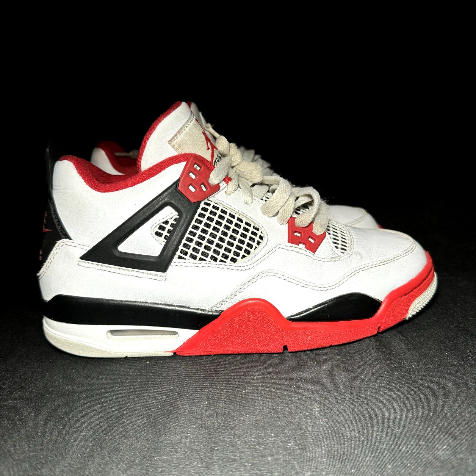 Air Jordan 4 Retro OG GS Fire Red 2020 Kids Shoes  - Size 5.5