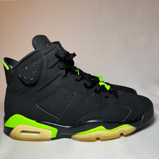 Air Jordan 6 Retro Electric Green Men's Shoes - Size 10.5