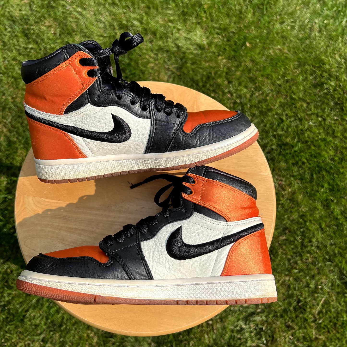 Air Jordan 1 Retro High OG Satin Shattered Backboard 2018 Women's Shoes - Size 6.5