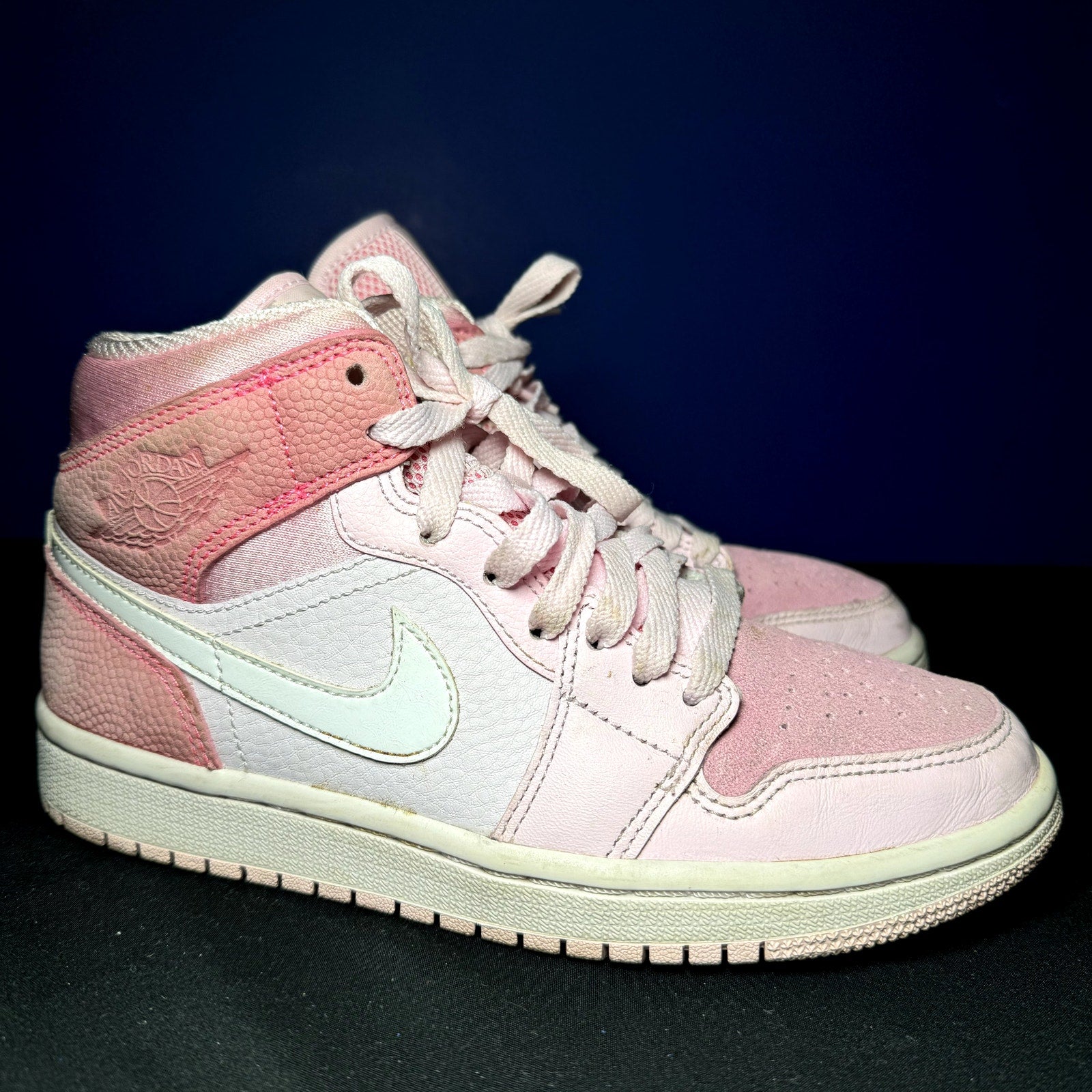 Air Jordan 1 Mid Digital Pink Women's Shoes - Size 6