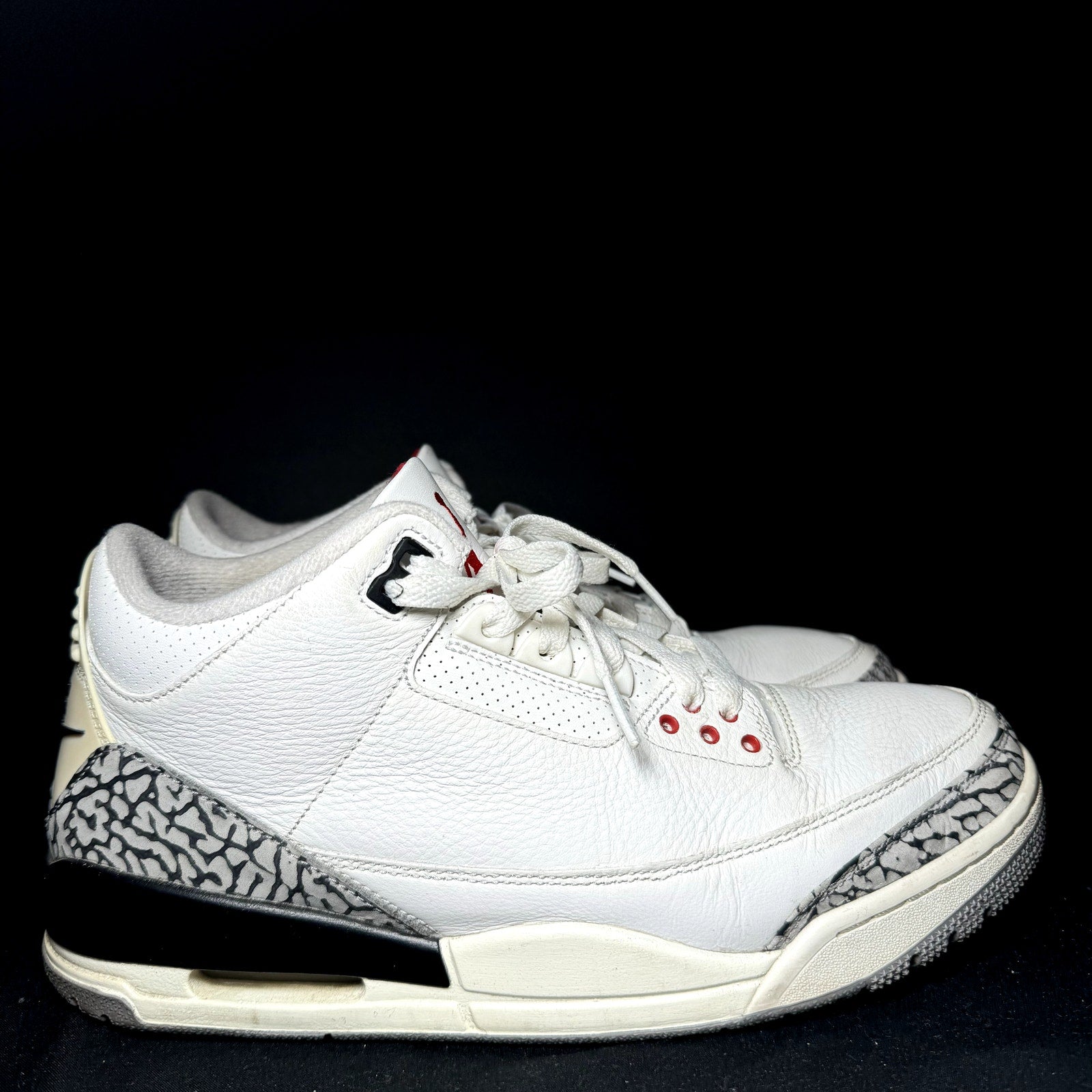 Air Jordan 3 Retro White Cement Reimagined Men's Shoes - Size 9.5