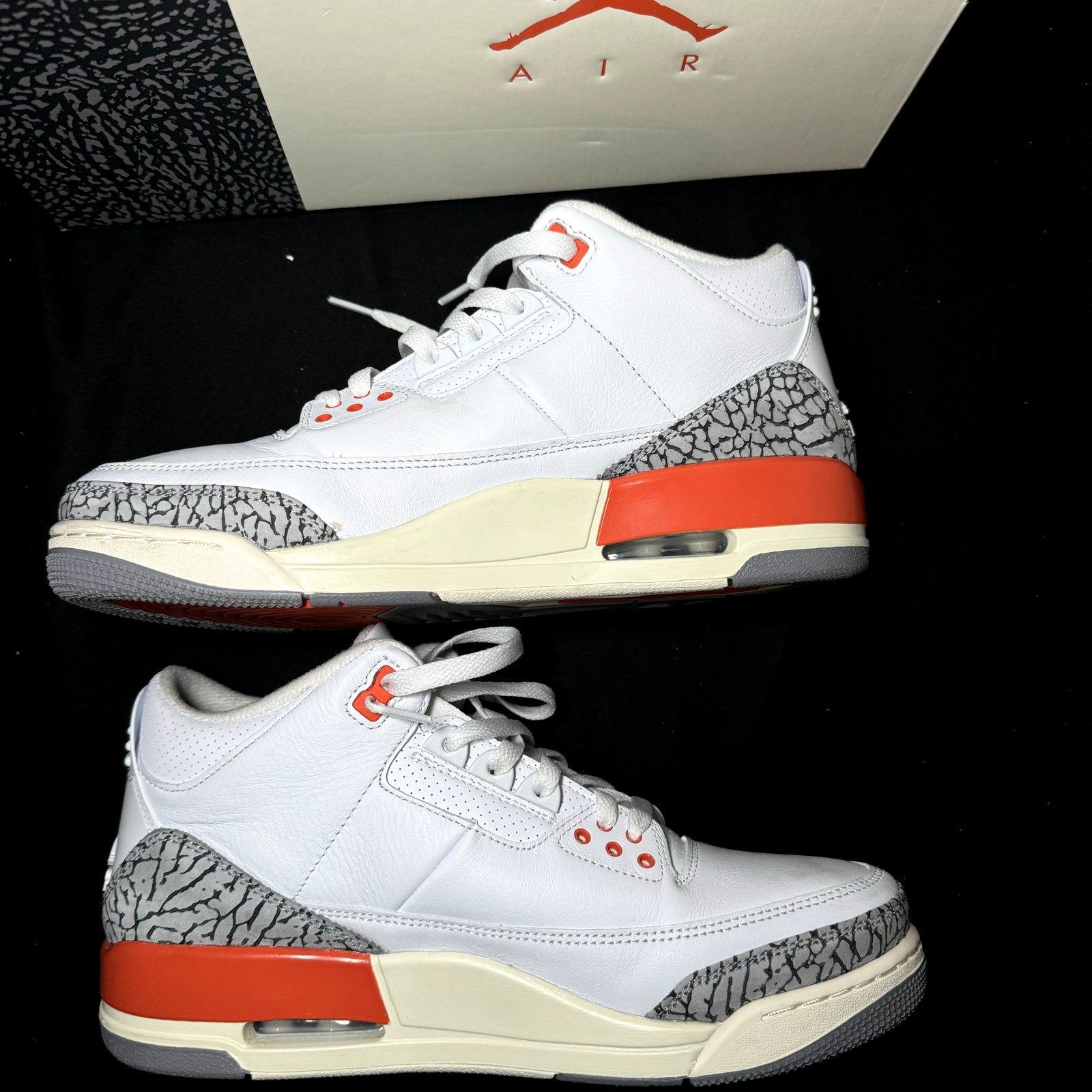 Air Jordan 3 Retro Georgia Peach Women's Shoes - Size 11.5