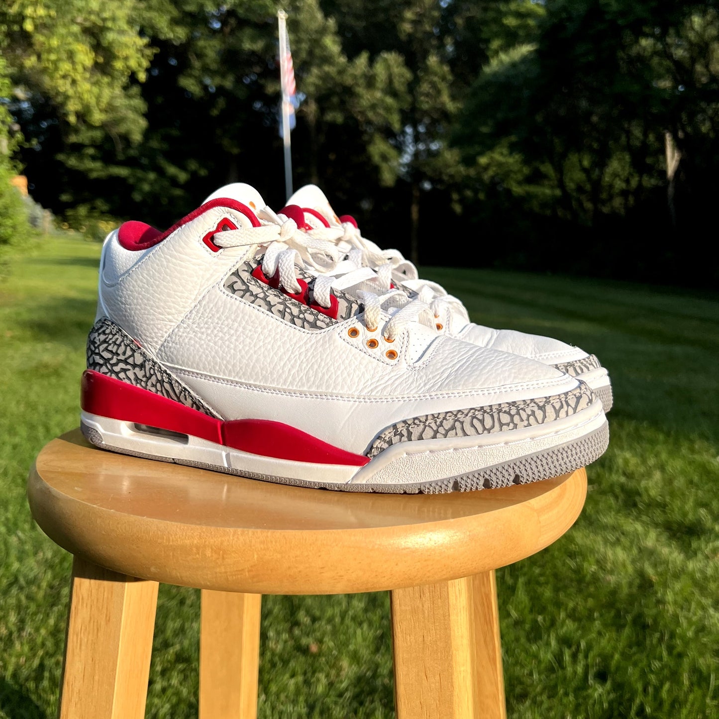 Air Jordan 3 Retro Cardinal Red 2022 Men's Shoes - Size 11