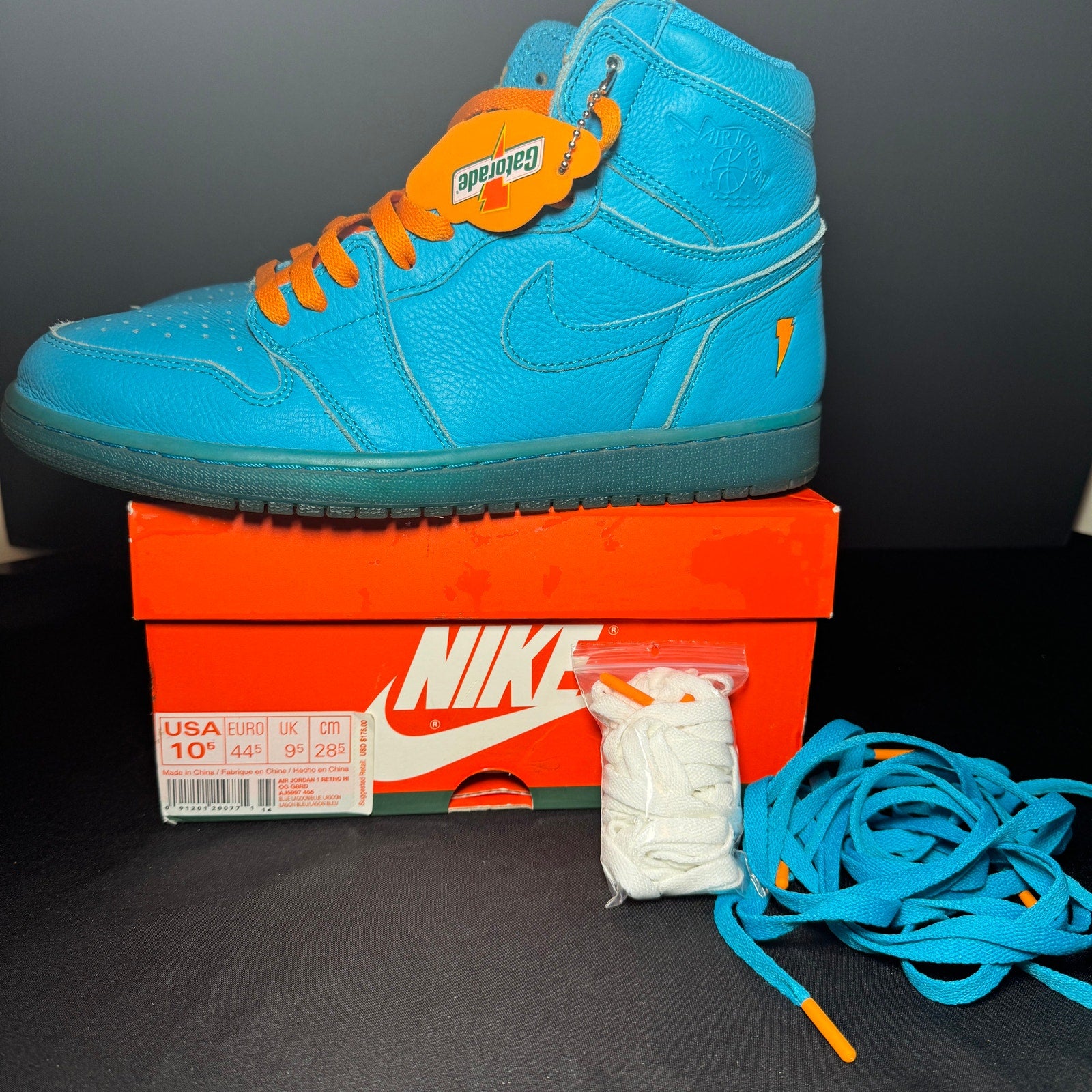 Air Jordan 1 Retro High OG G8RD Blue Lagoon Men's Shoes - Size 10.5