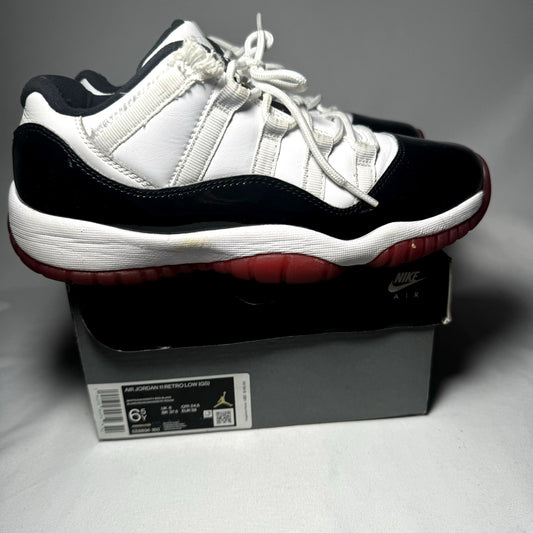 Air Jordan 11 Retro Low GS Concord-Bred 2020 Kids Shoes - Size 6.5