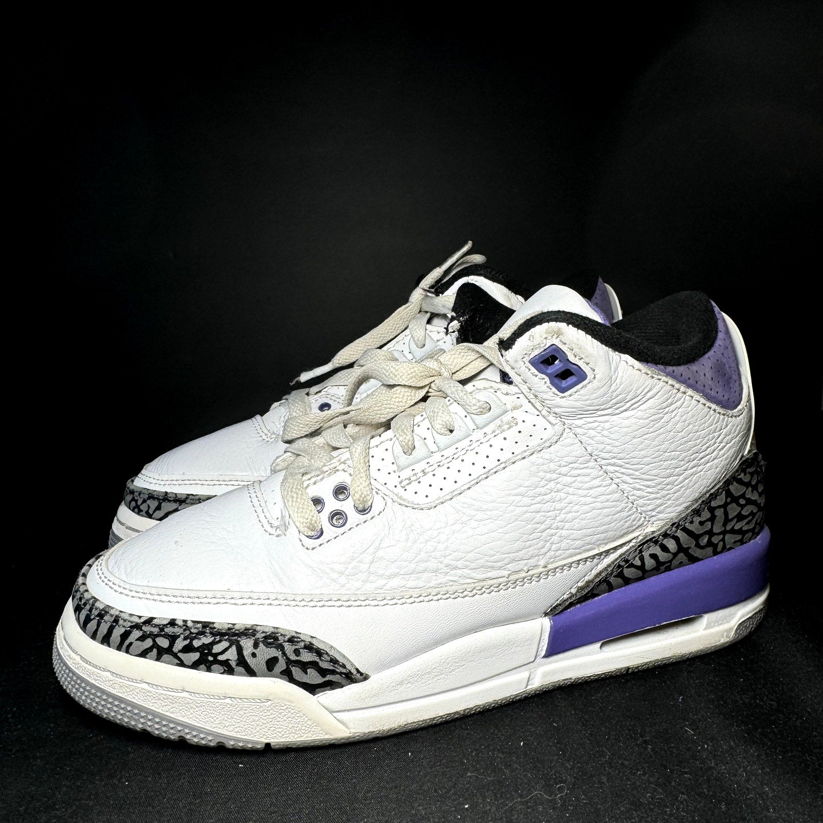 Air Jordan 3 Retro GS Dark Iris Kids Shoes - Size 5