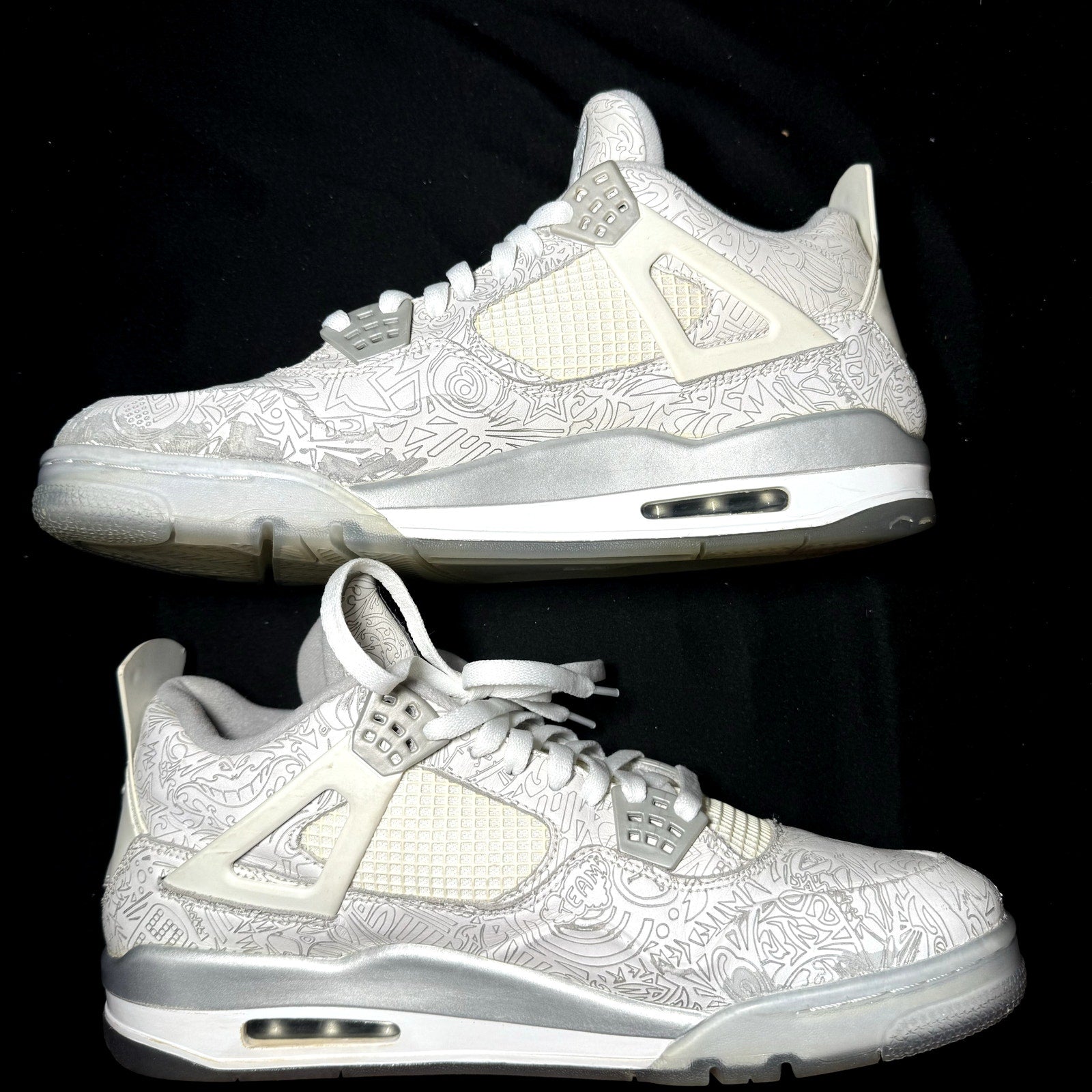 Air Jordan 4 Retro 30th Anniversary Laser Men's Shoes - Size 13