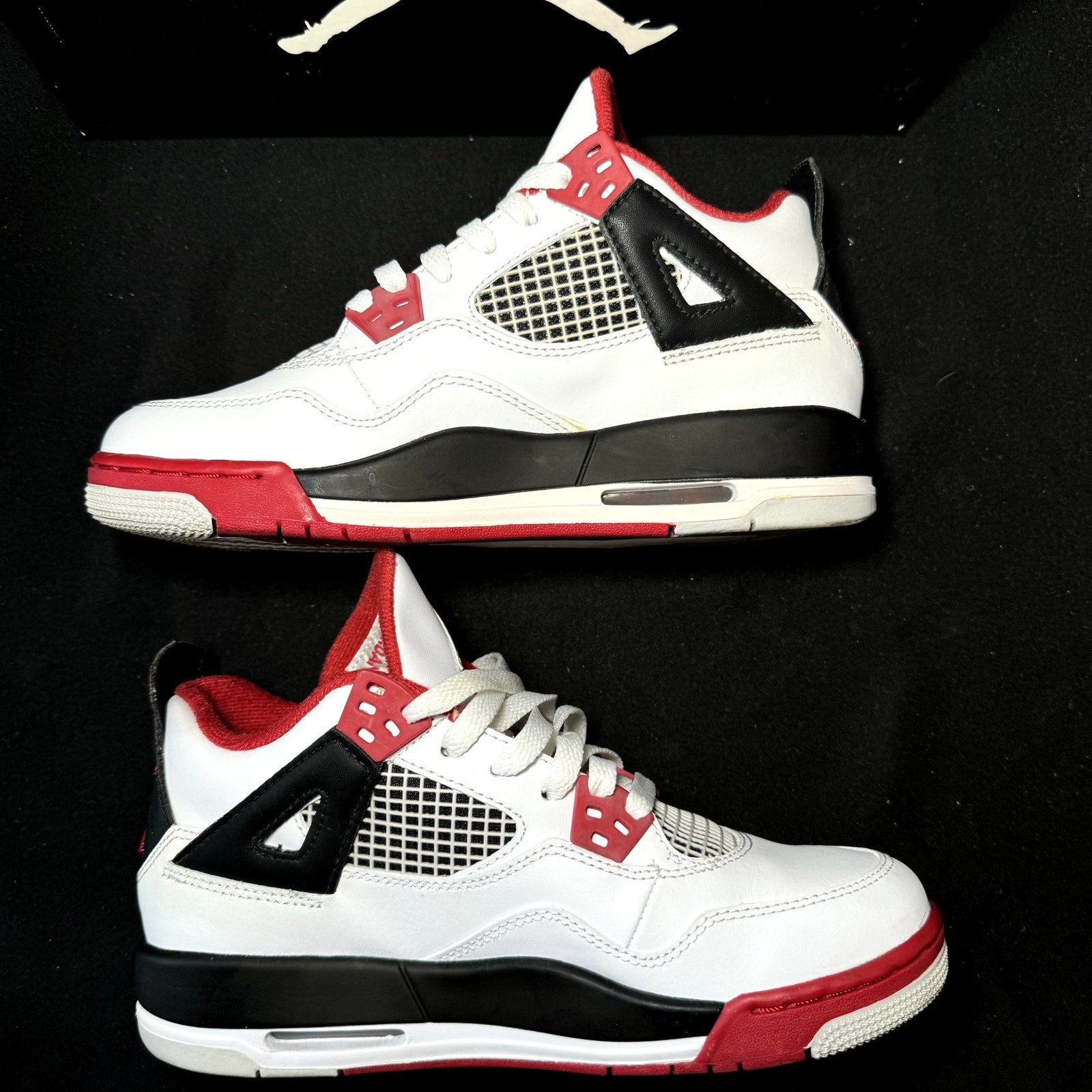 Air Jordan 4 Retro GS Fire Red 2012 Kids Shoes - Size 4.5