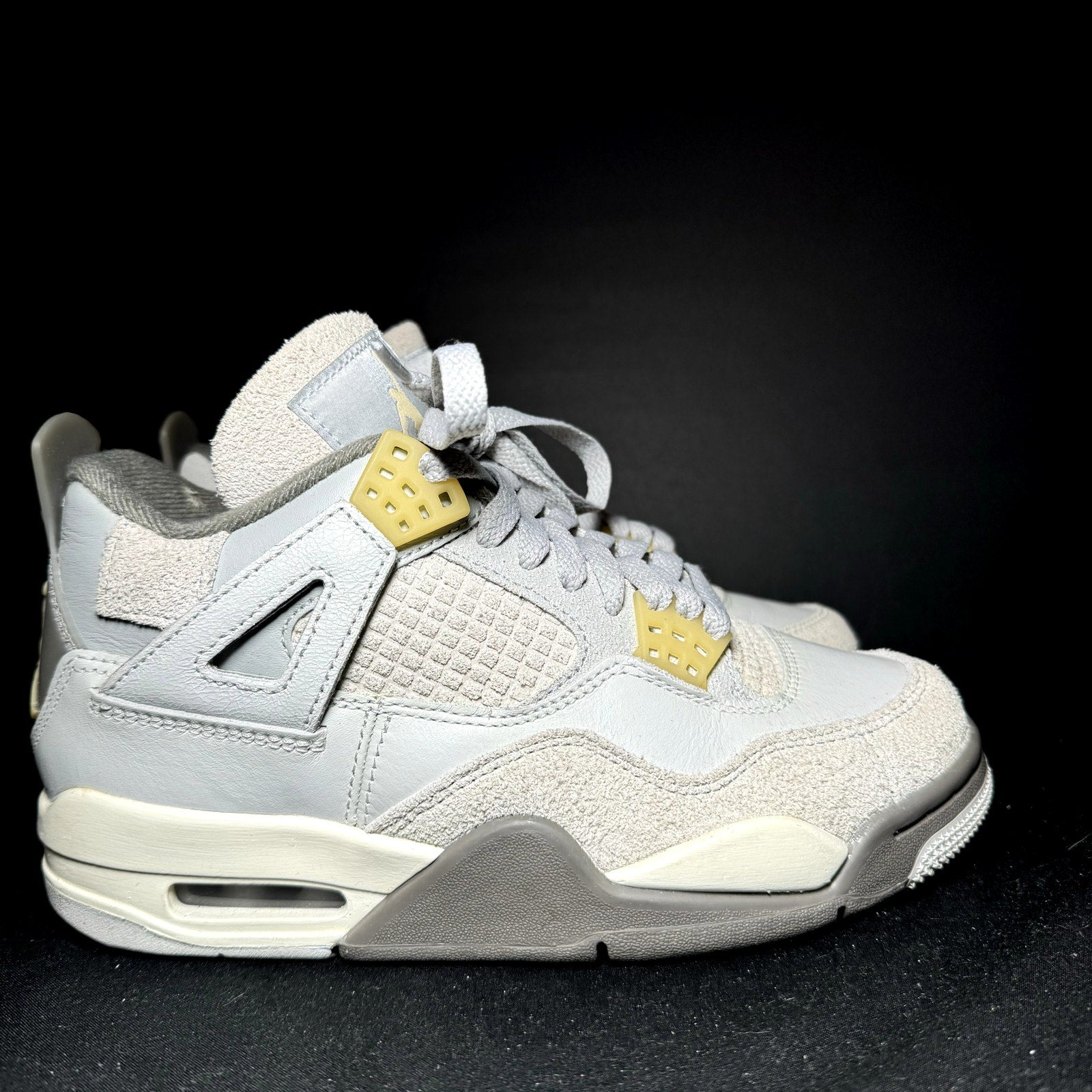 Air Jordan 4 Retro SE Craft Photon Dust Kids Shoes - Size 3.5