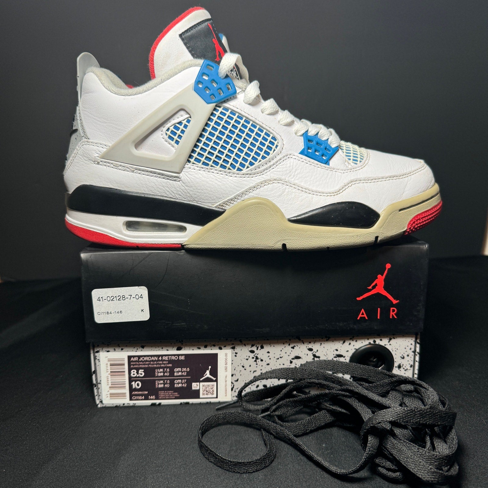 Air Jordan 4 Retro SE What The 4 Men's Shoes - Size 8.5