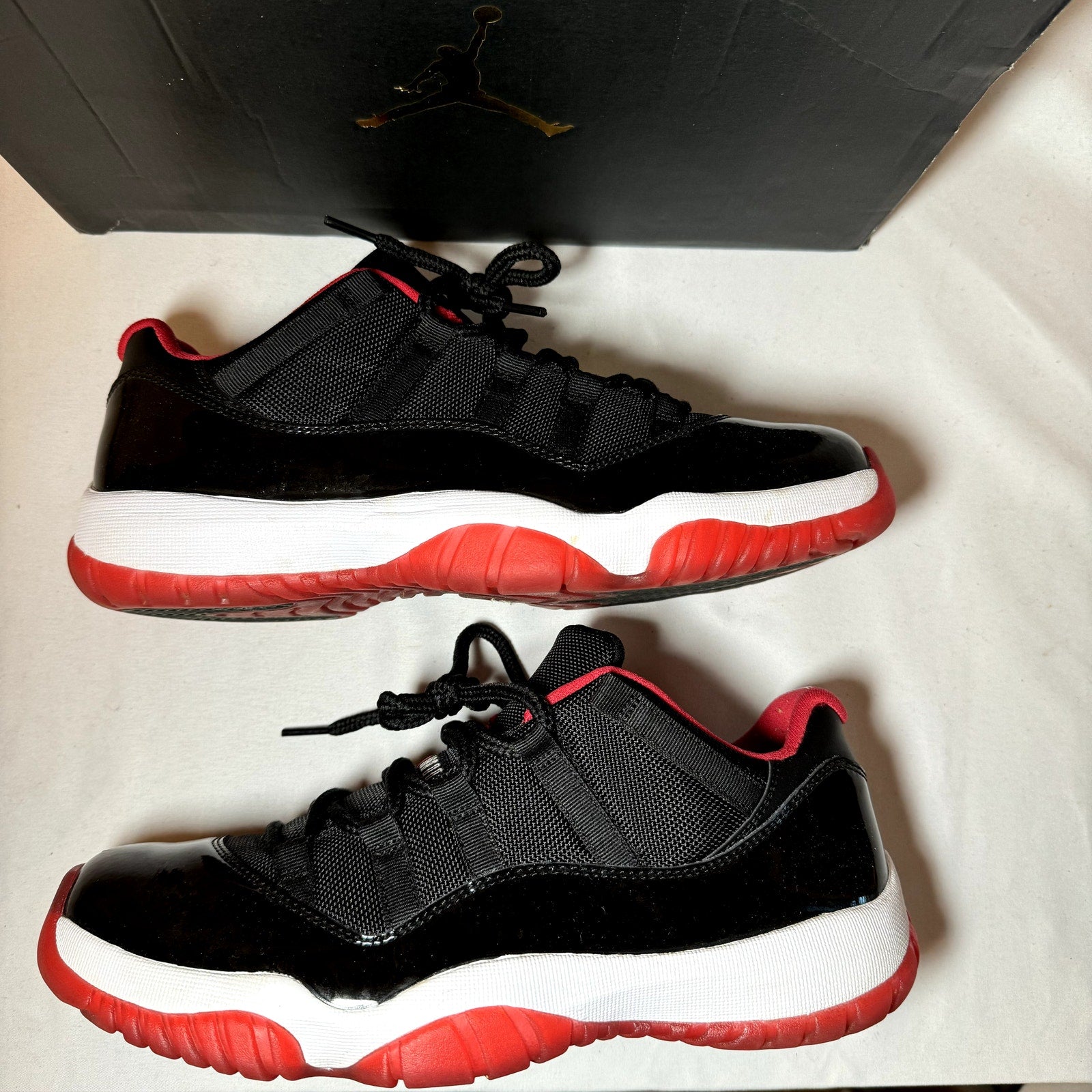 Air Jordan 11 Retro Low Bred 2015 Men's Shoes - Size 9.5