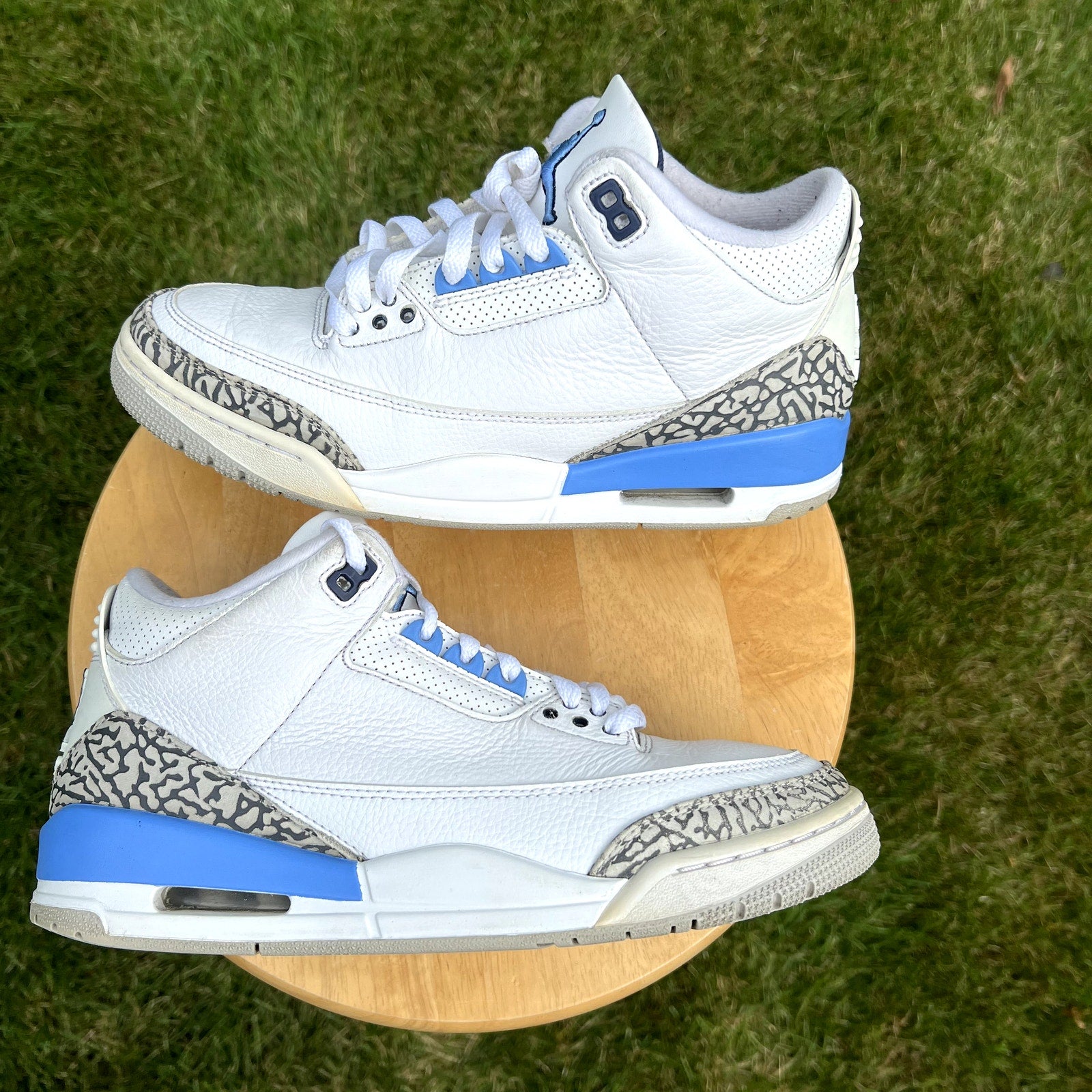 Air Jordan 3 Retro UNC Men's Shoes - Size 8.5