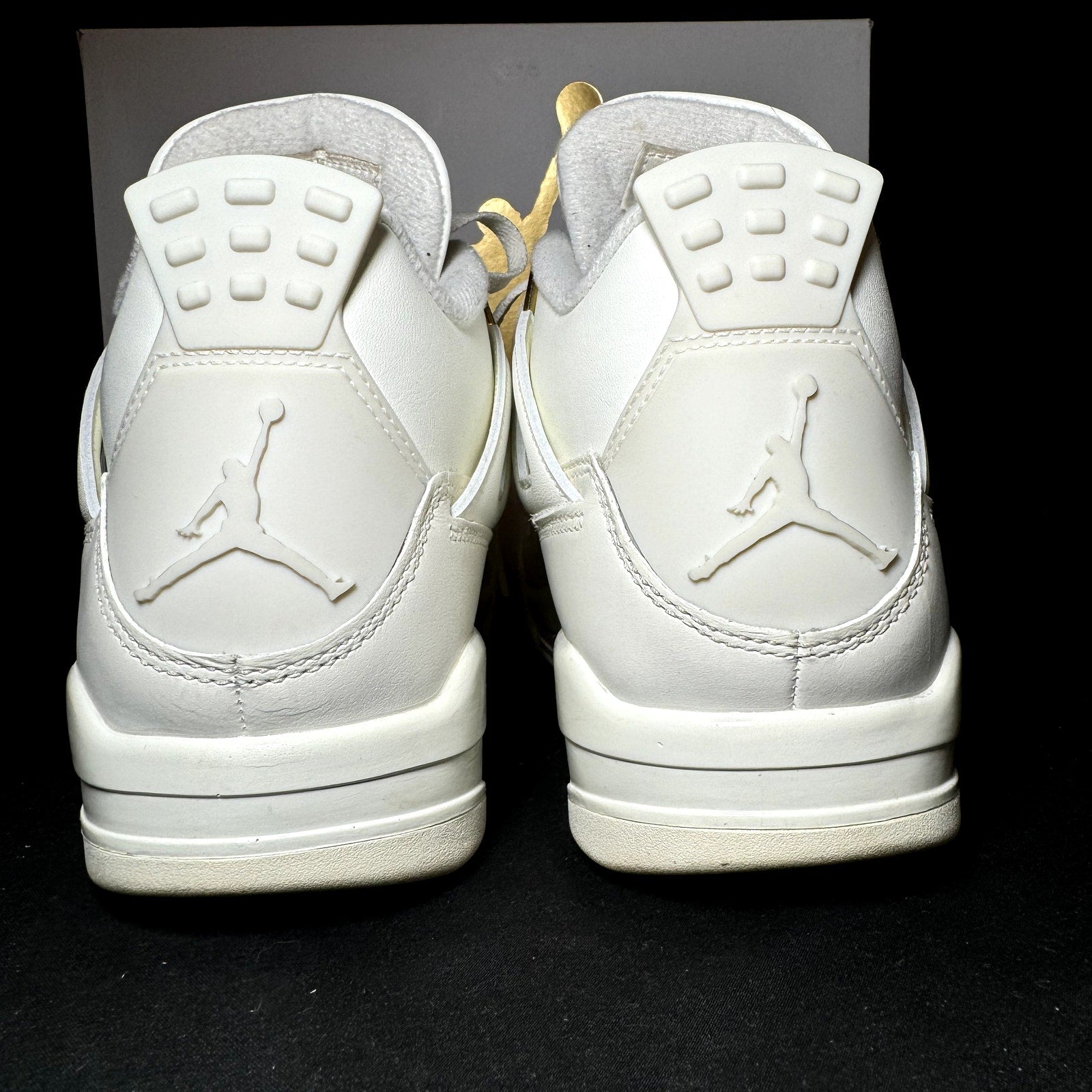 Air Jordan 4 Retro Metallic Gold Women's Shoes - Size 10