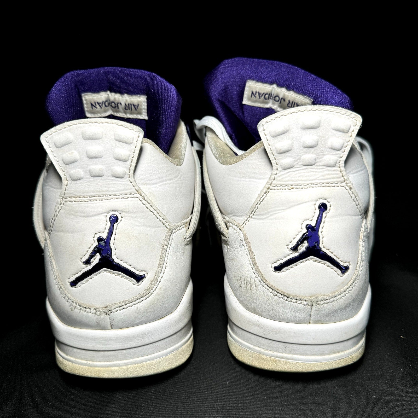 Air Jordan 4 Retro Purple Metallic Men's Shoes - Size 11.5