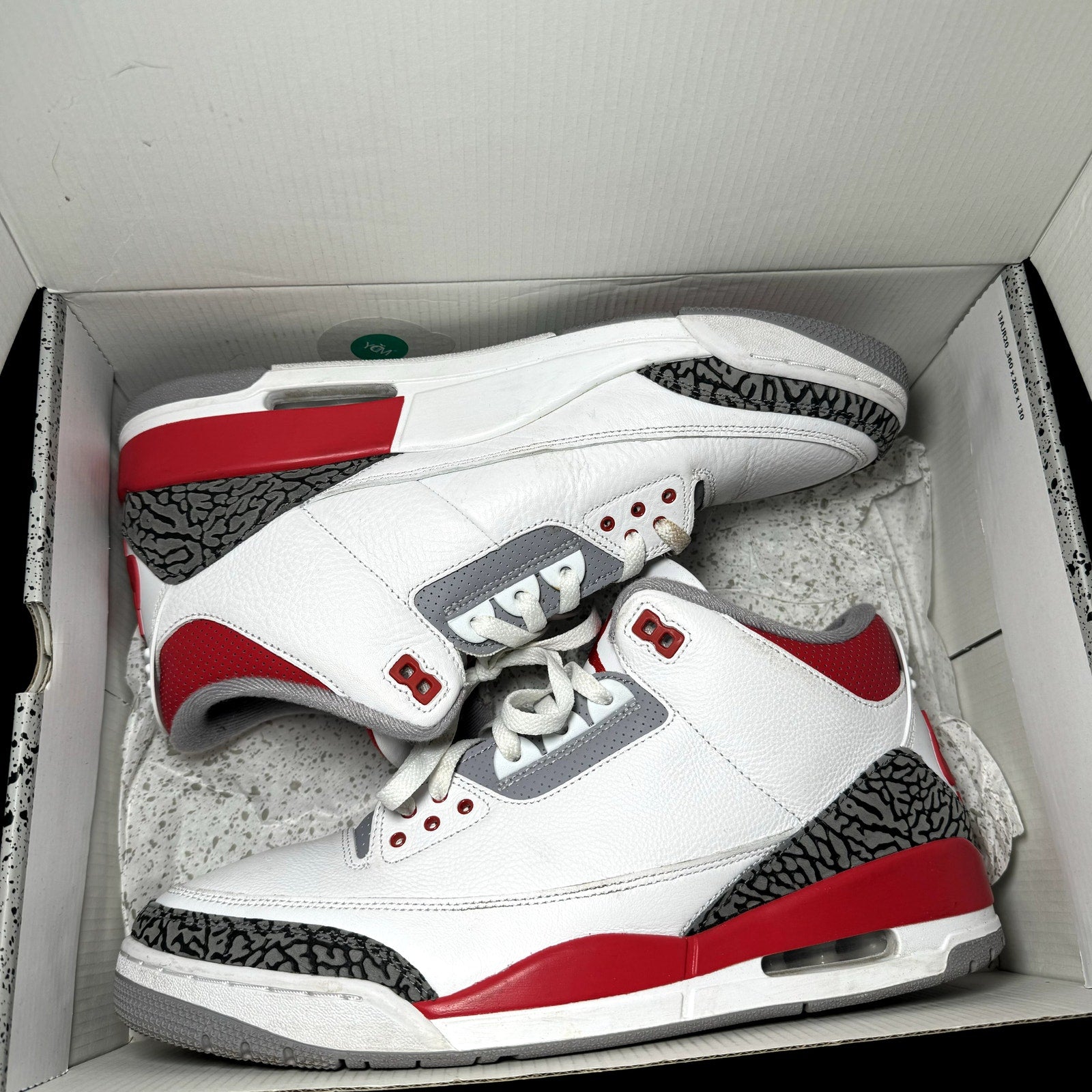 Air Jordan 3 Retro Fire Red 2022 Men's Shoes - Size 13