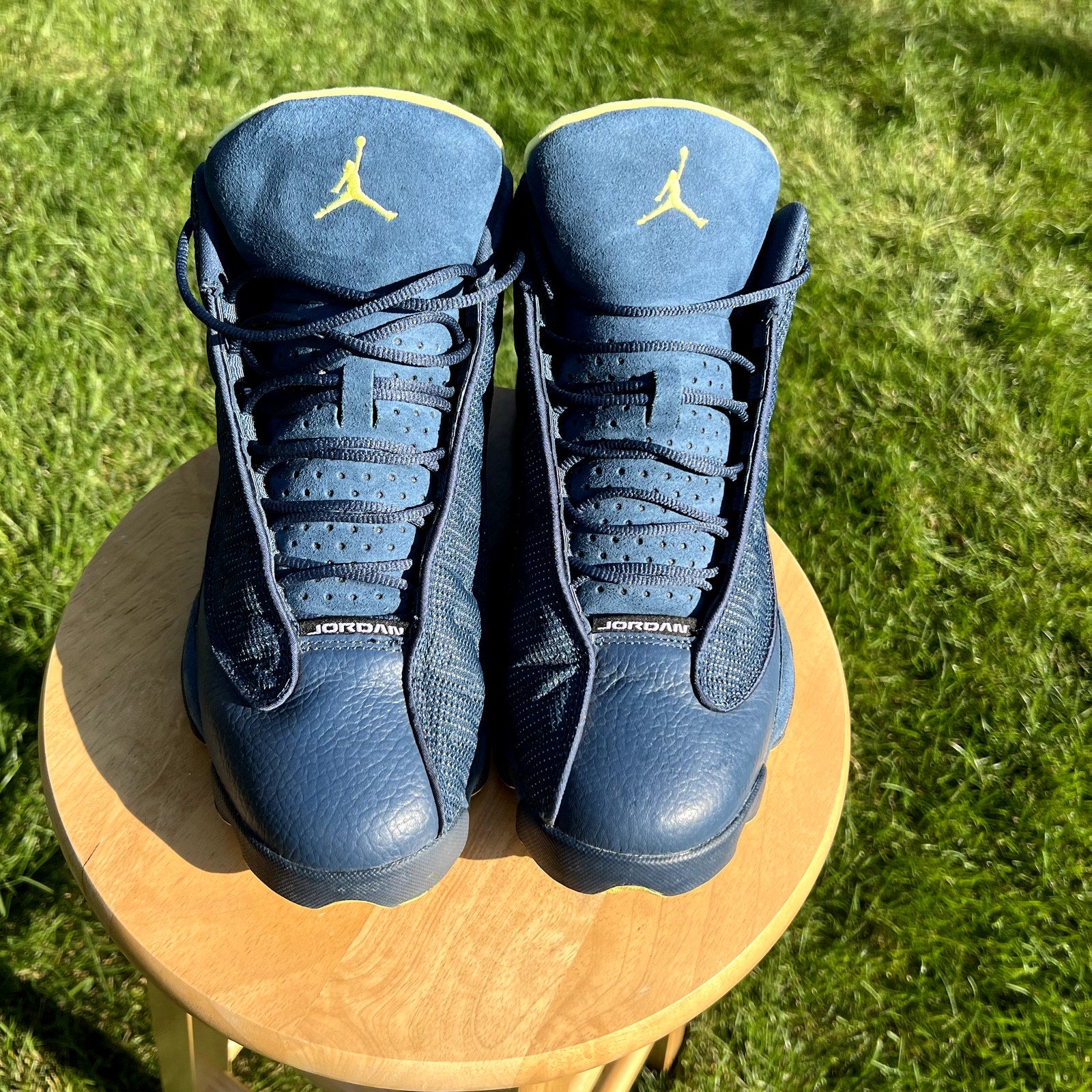 Air Jordan 13 Retro Squadron Blue Men's Shoes - Size 10.5