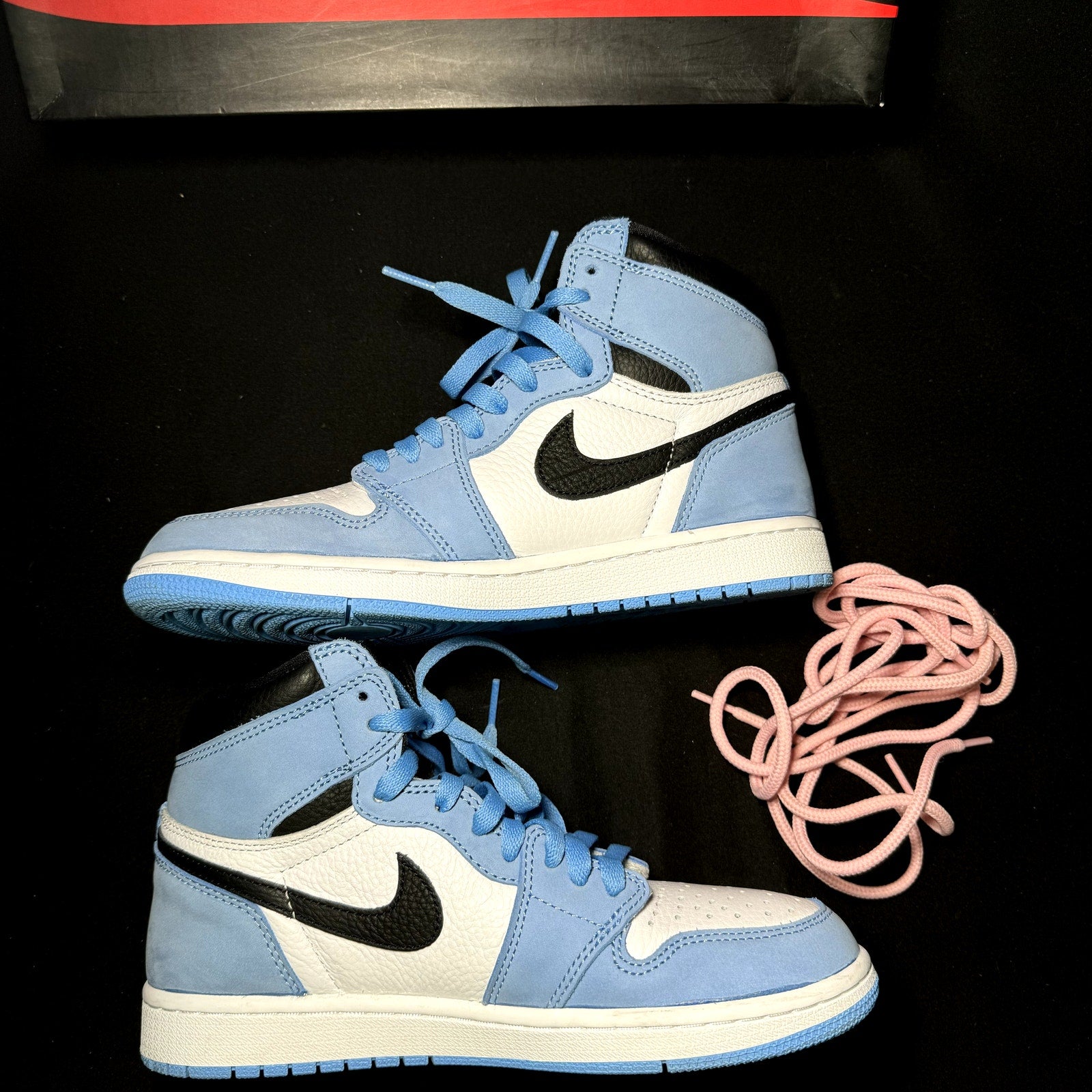 Air Jordan 1 Retro High OG University Blue Men's Shoes - Size 7