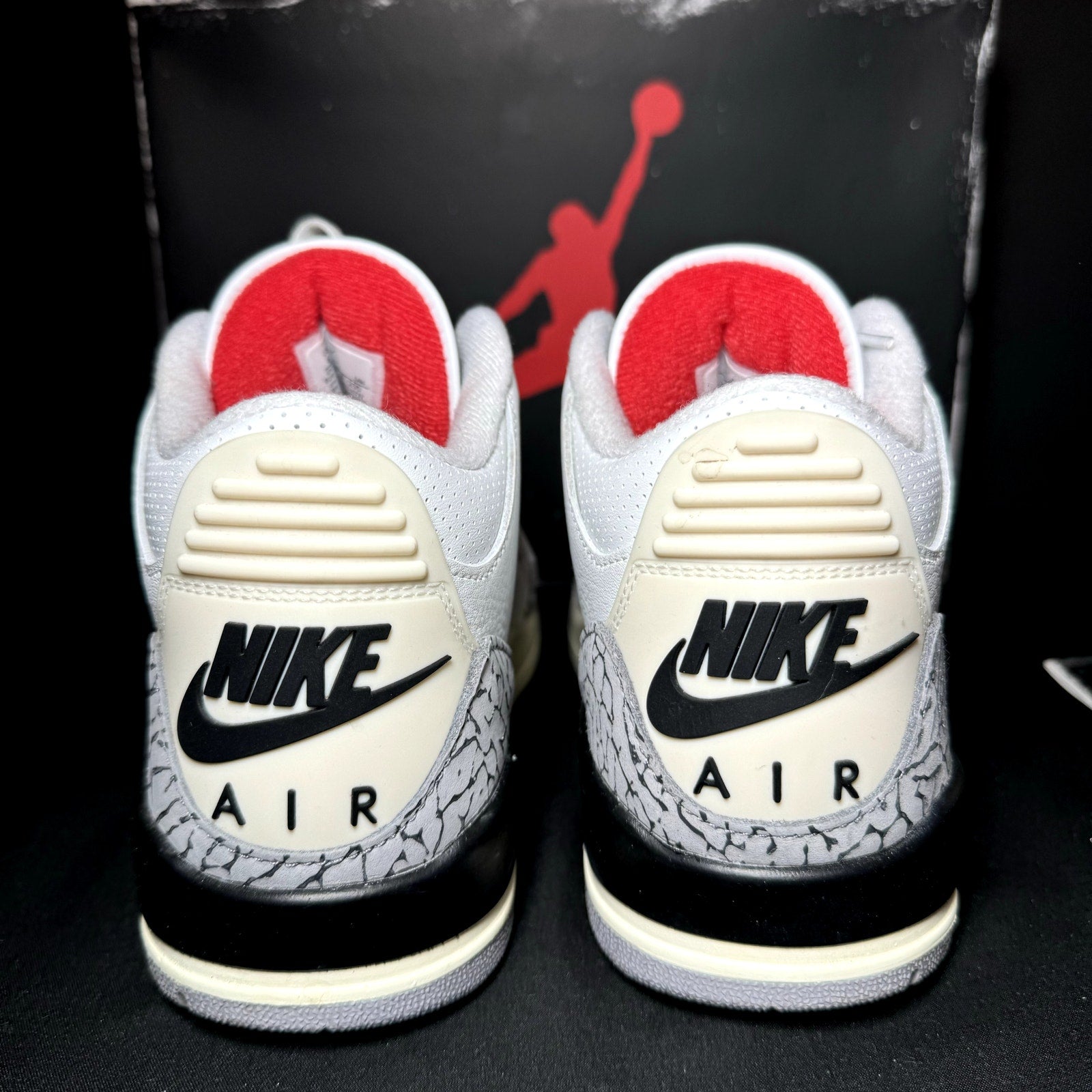 Air Jordan 3 Retro White Cement Reimagined Kids Shoes - Size 6