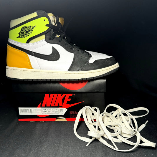 Air Jordan 1 Retro High OG Volt Gold Men's Shoes - Size 10.5