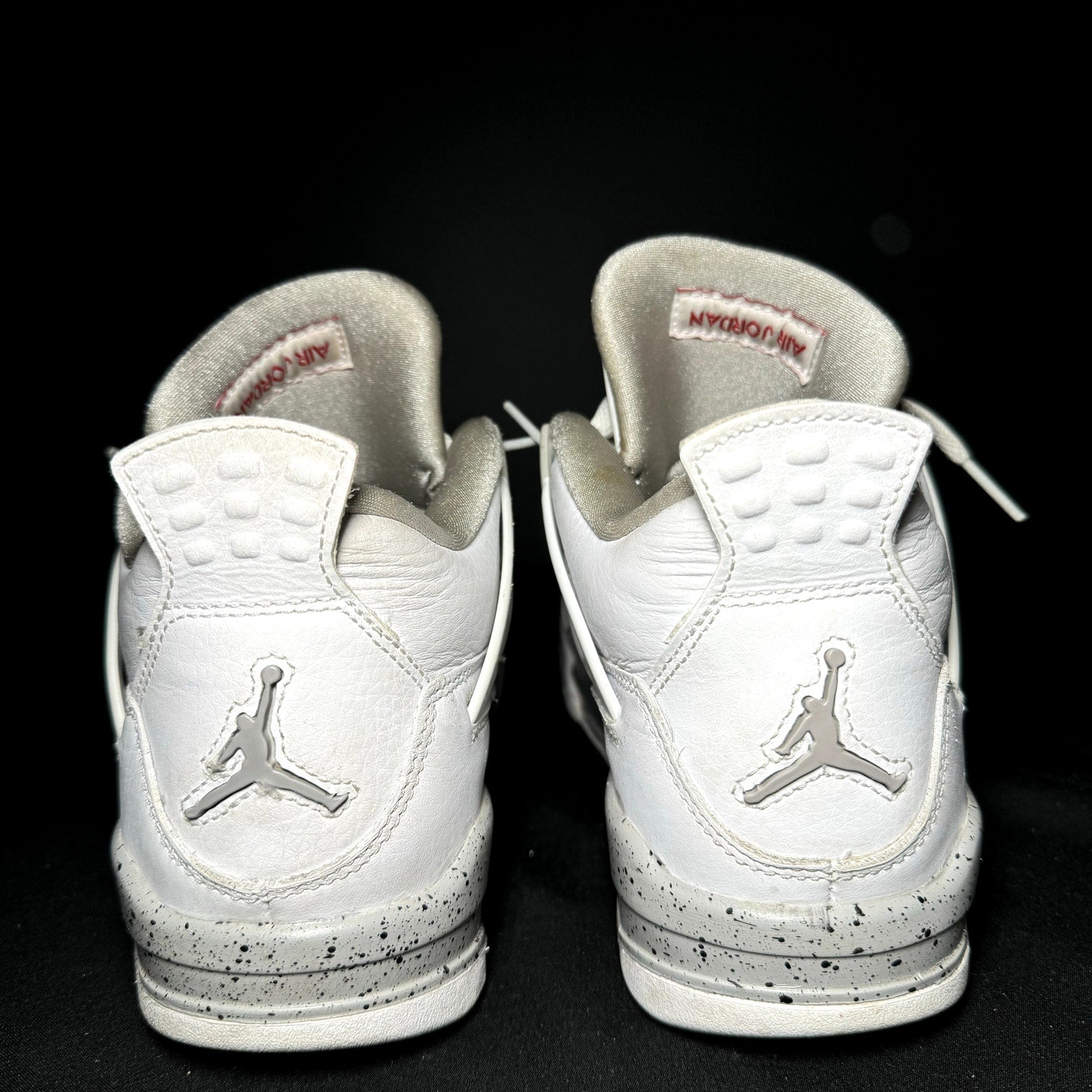 Air Jordan 4 Retro GS White Oreo Kids Shoes - Size 5