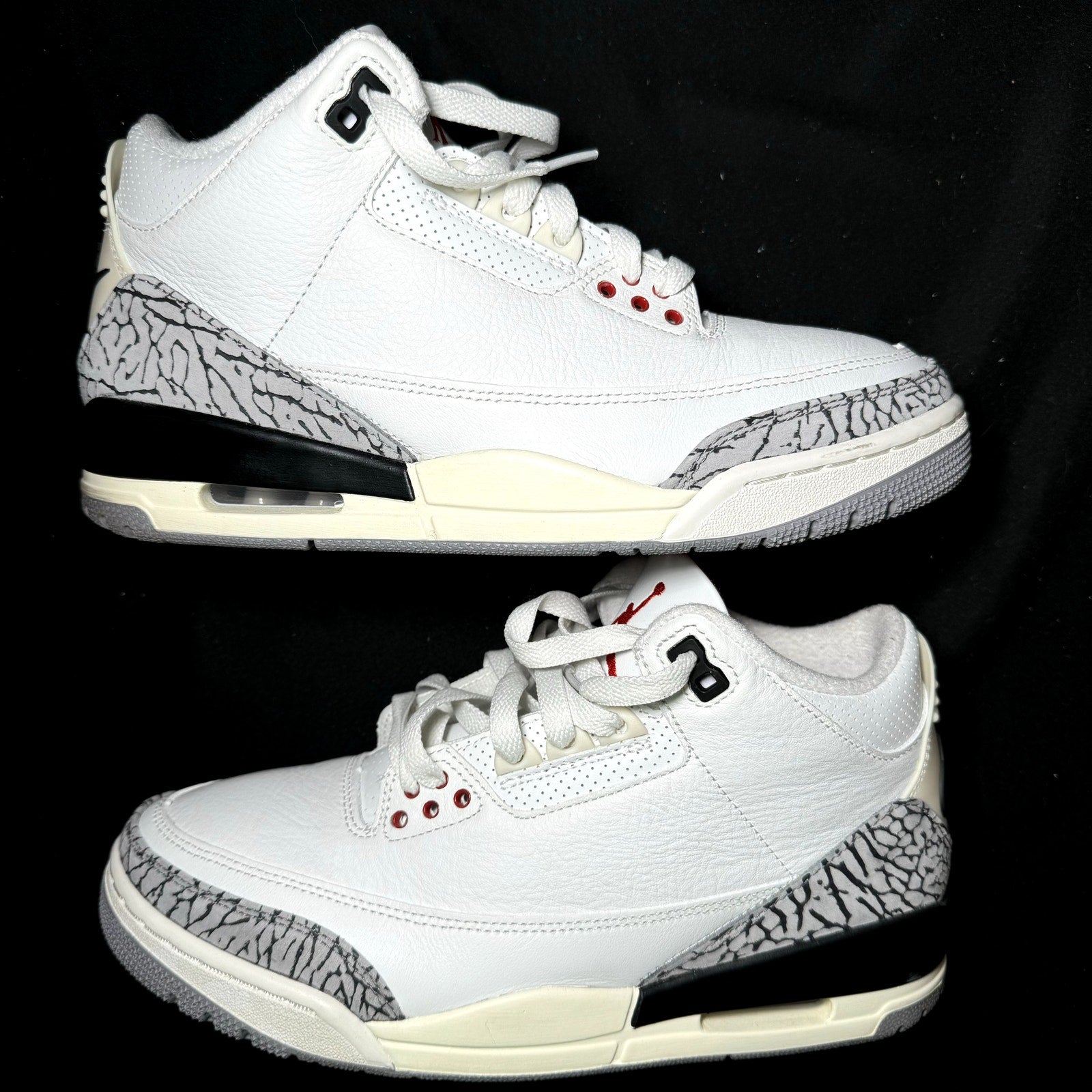 Air Jordan 3 Retro White Cement Reimagined Men's Shoes - Size 8