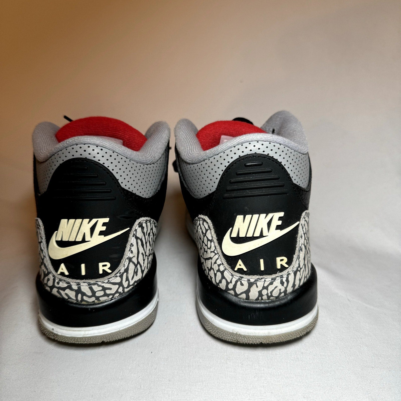 Air Jordan 3 Retro OG BG Black Cement 2018 Kids Shoes - Size 6.5