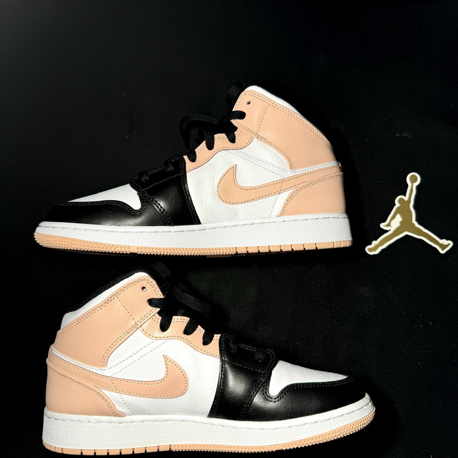 Air Jordan 1 Mid GS Crimson Tint 2021 Kids Shoes - Size 6.5